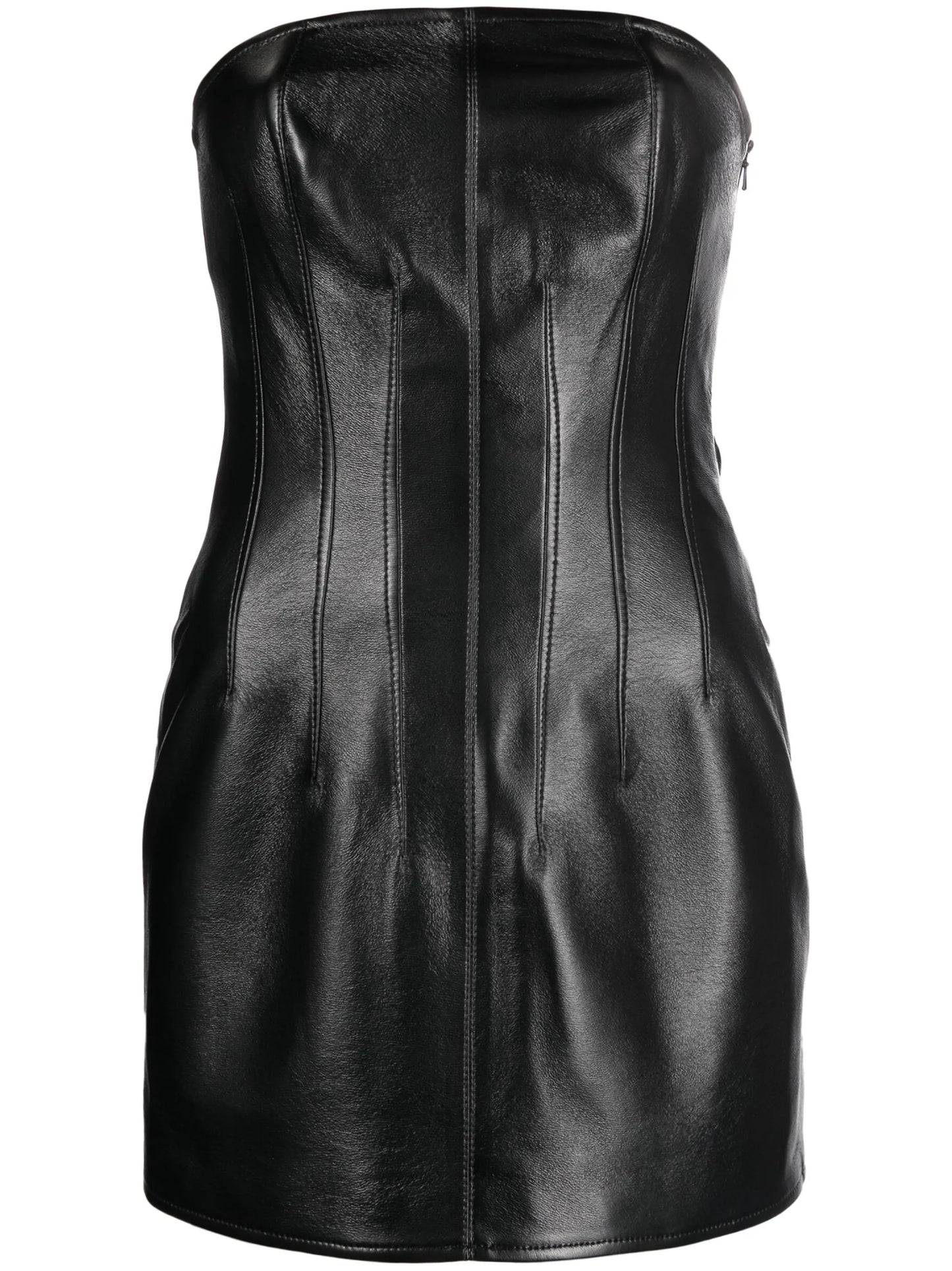 El Stitched strapless minidress