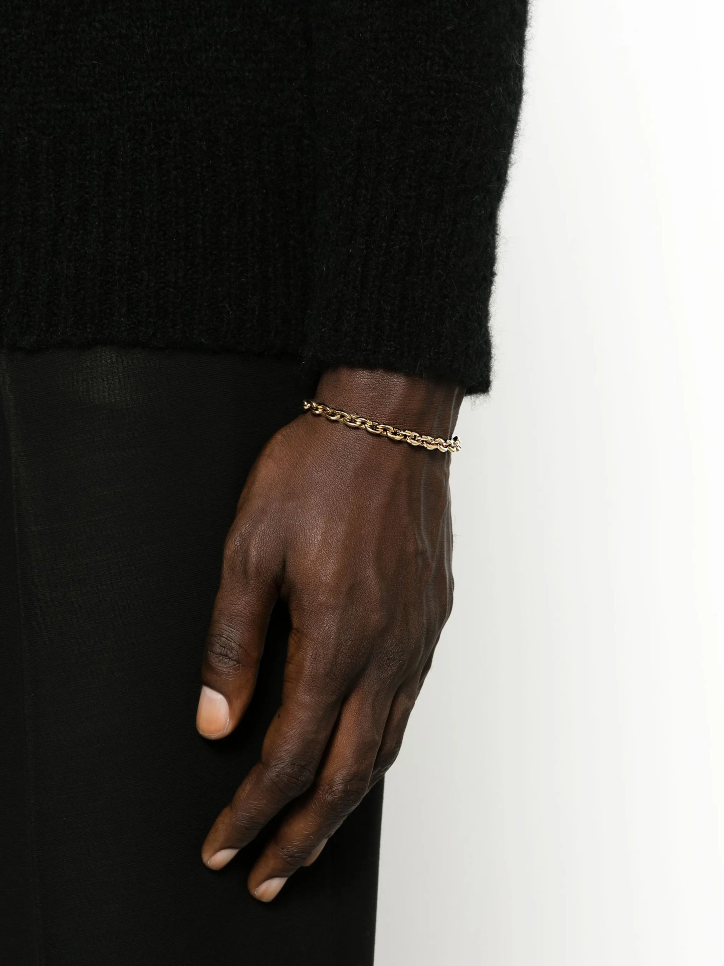 18kt yellow gold Cuadie chain bracelet