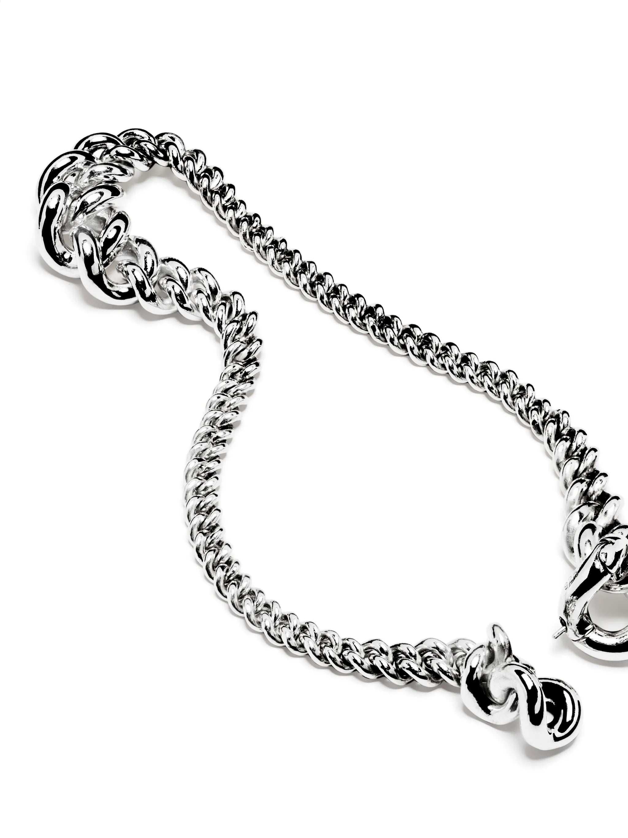 Mic curb-chain bracelet