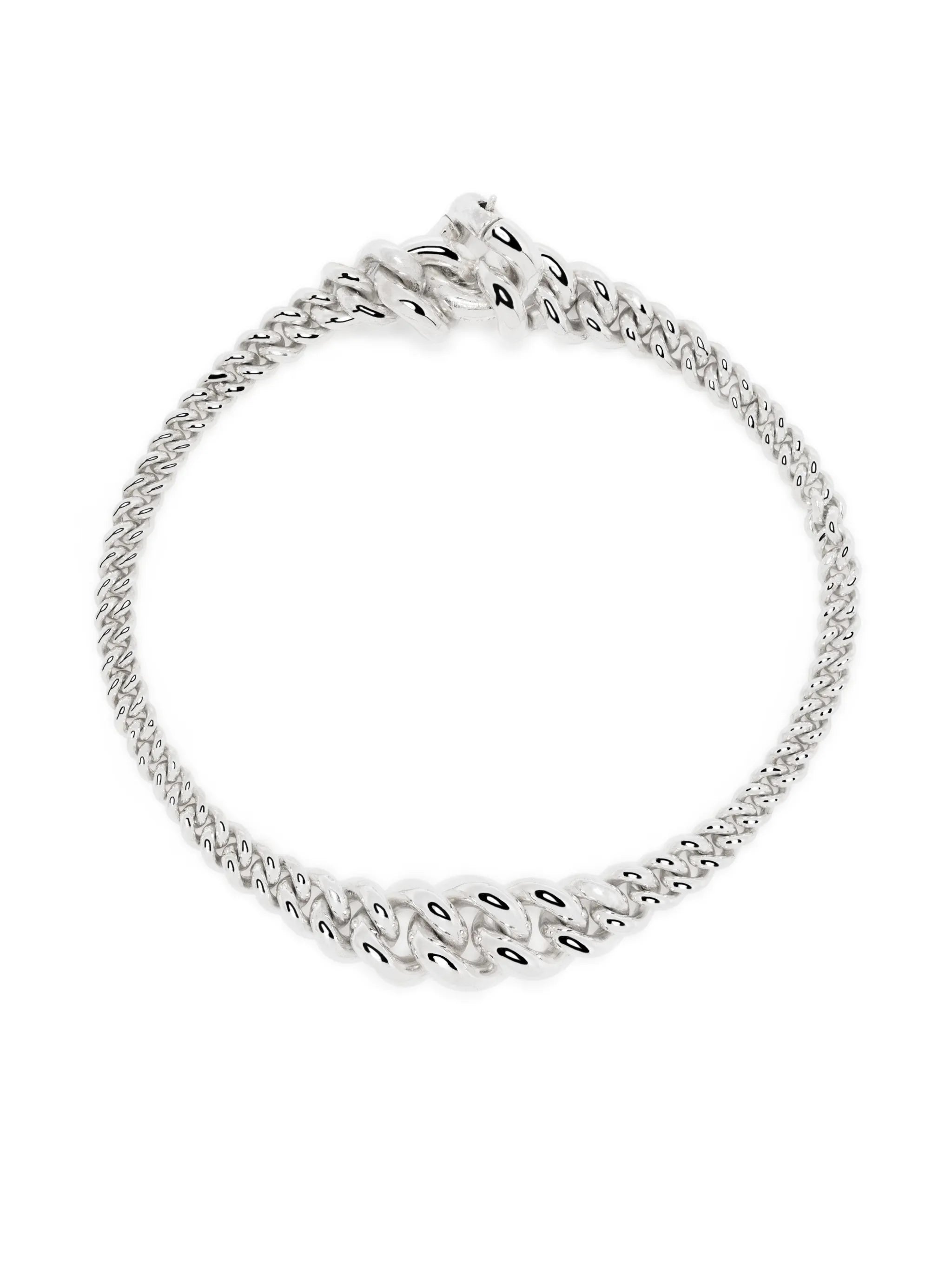 Mic curb-chain bracelet