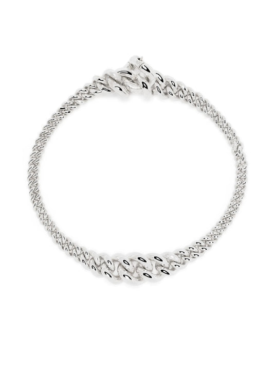 Mic curb-chain bracelet