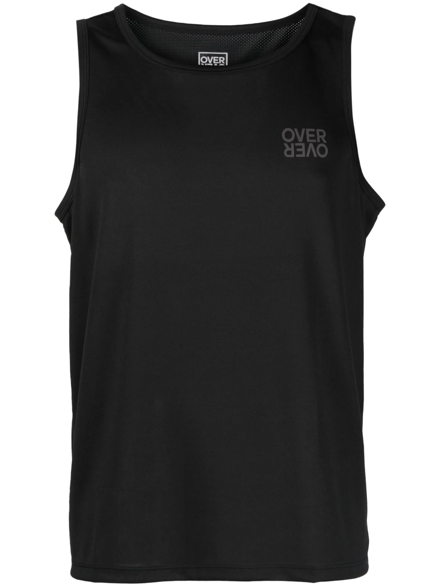 logo-print sports vest top