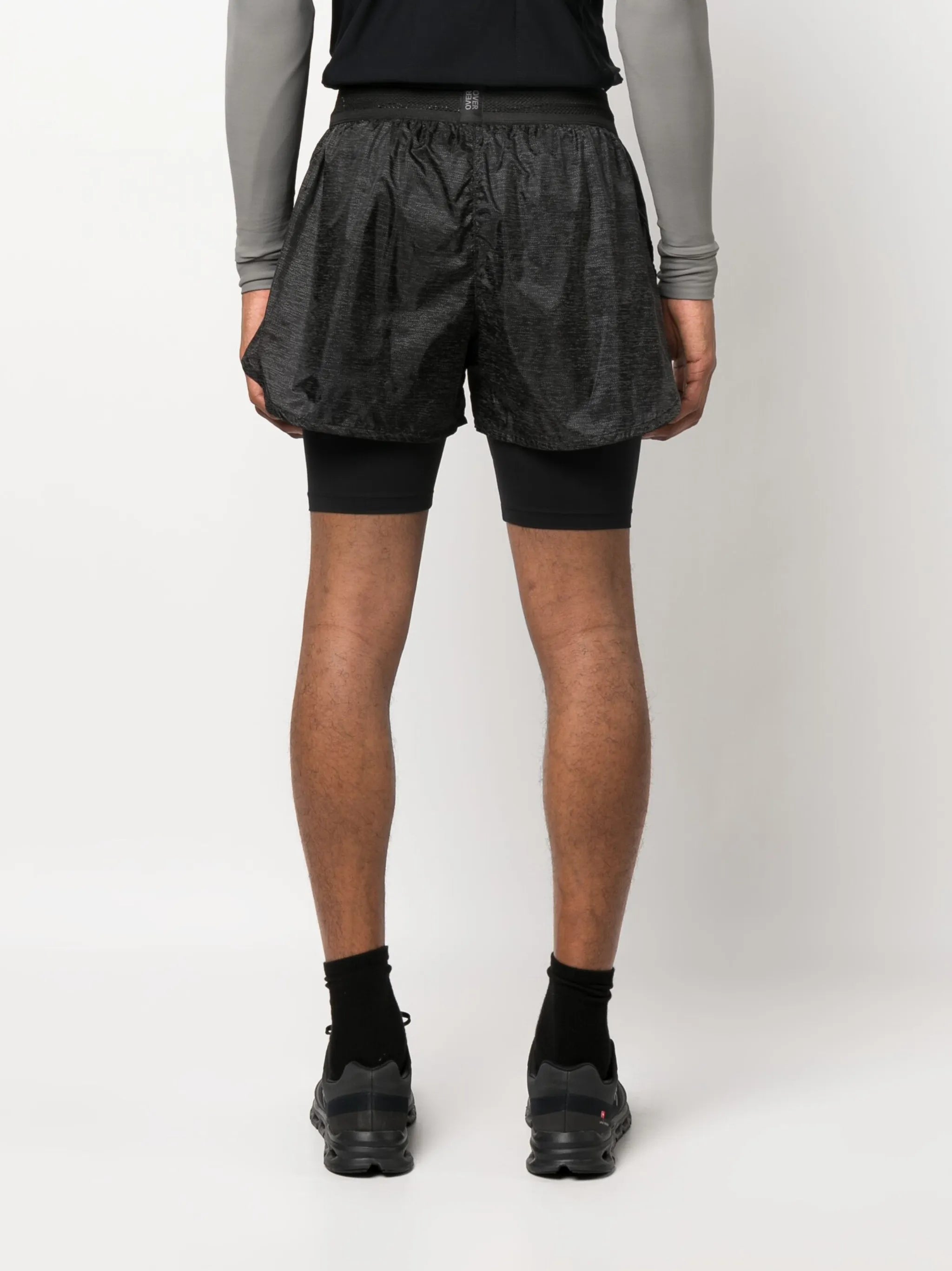 layered design training shorts