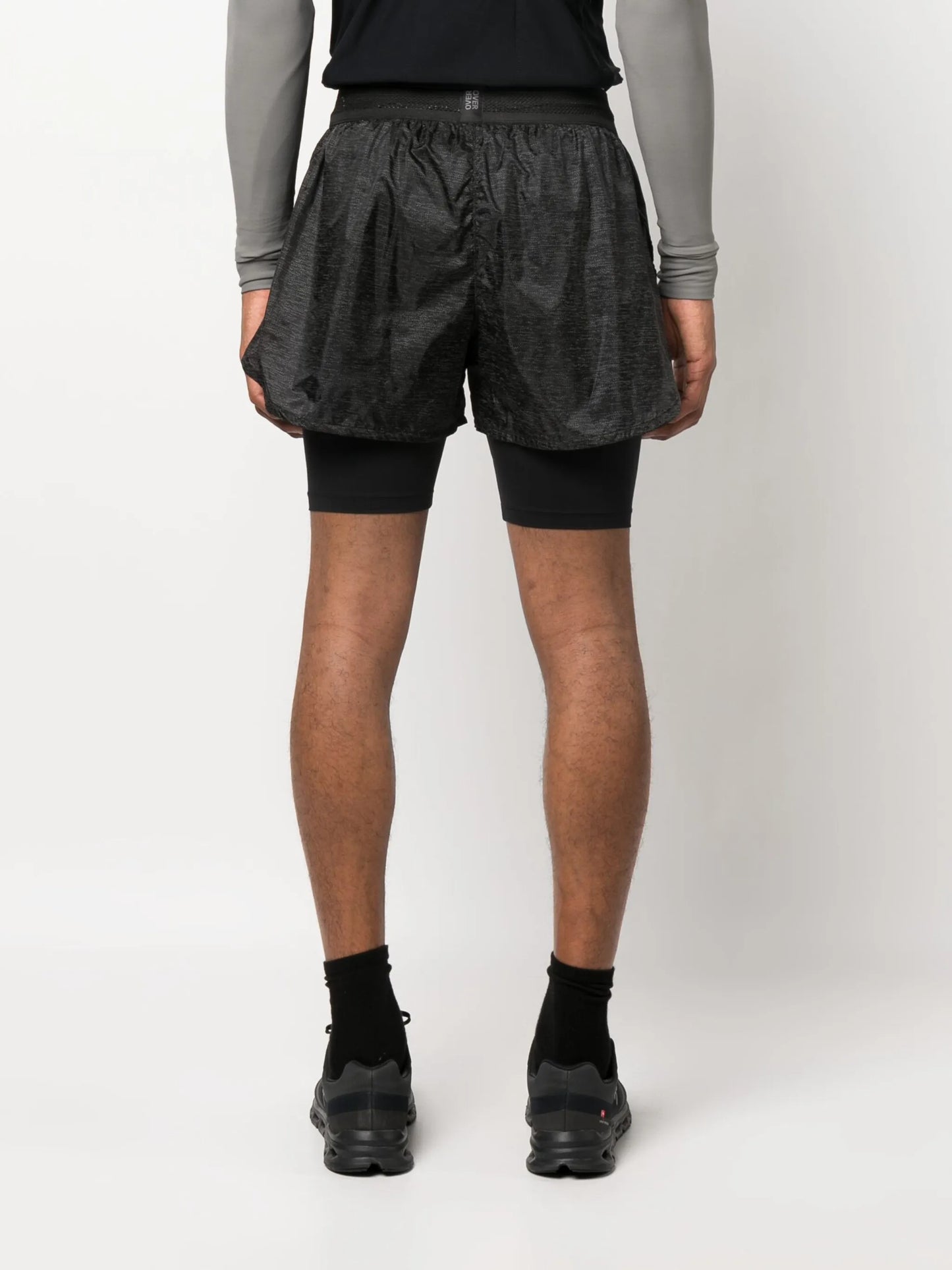 layered design training shorts