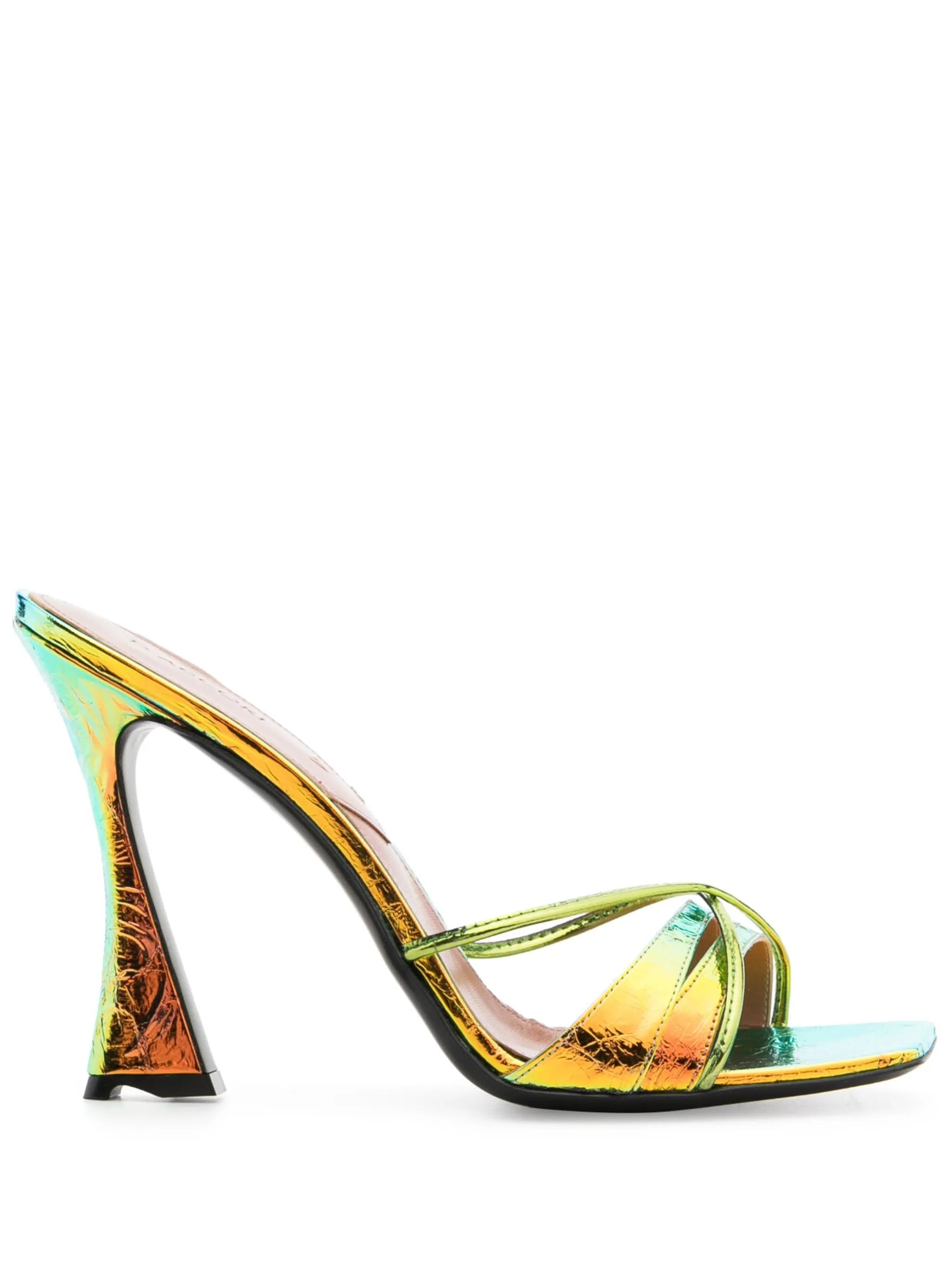 Lust 100mm metallic sandals