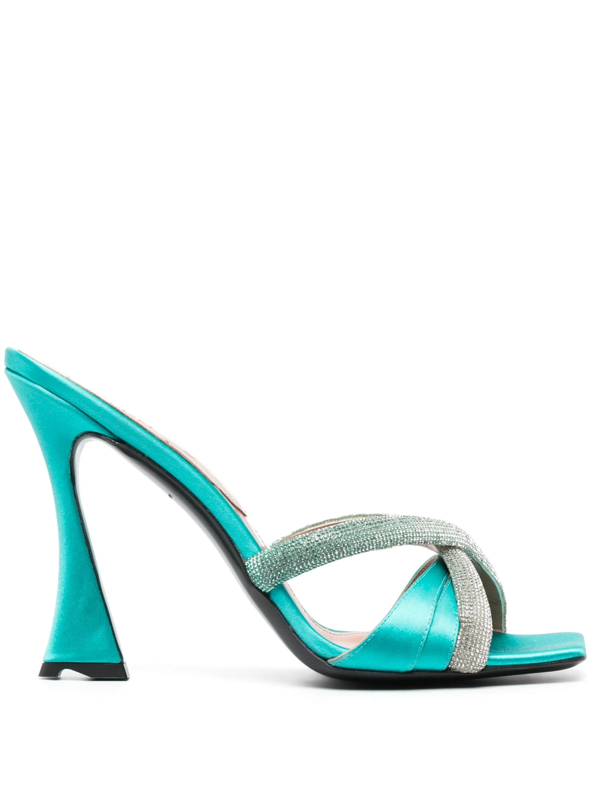 Lust 100mm crystal-strap sandals