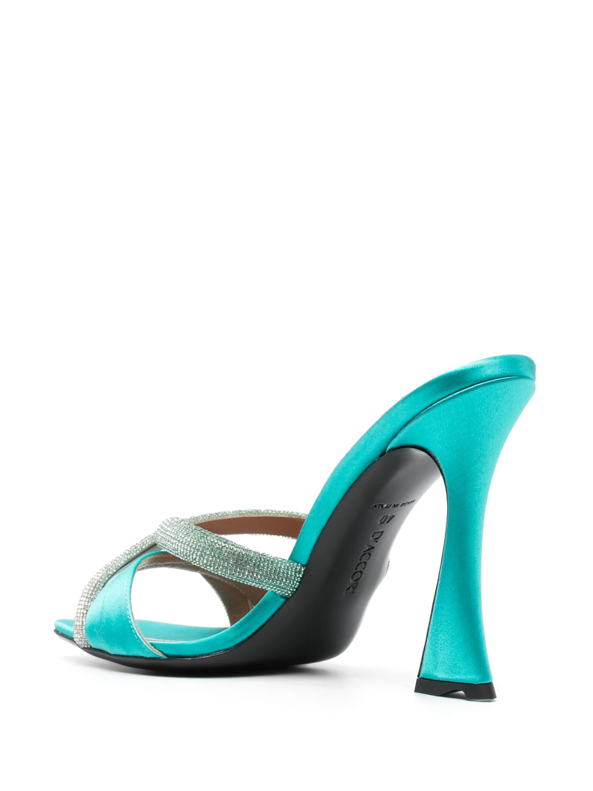 Lust 100mm crystal-strap sandals