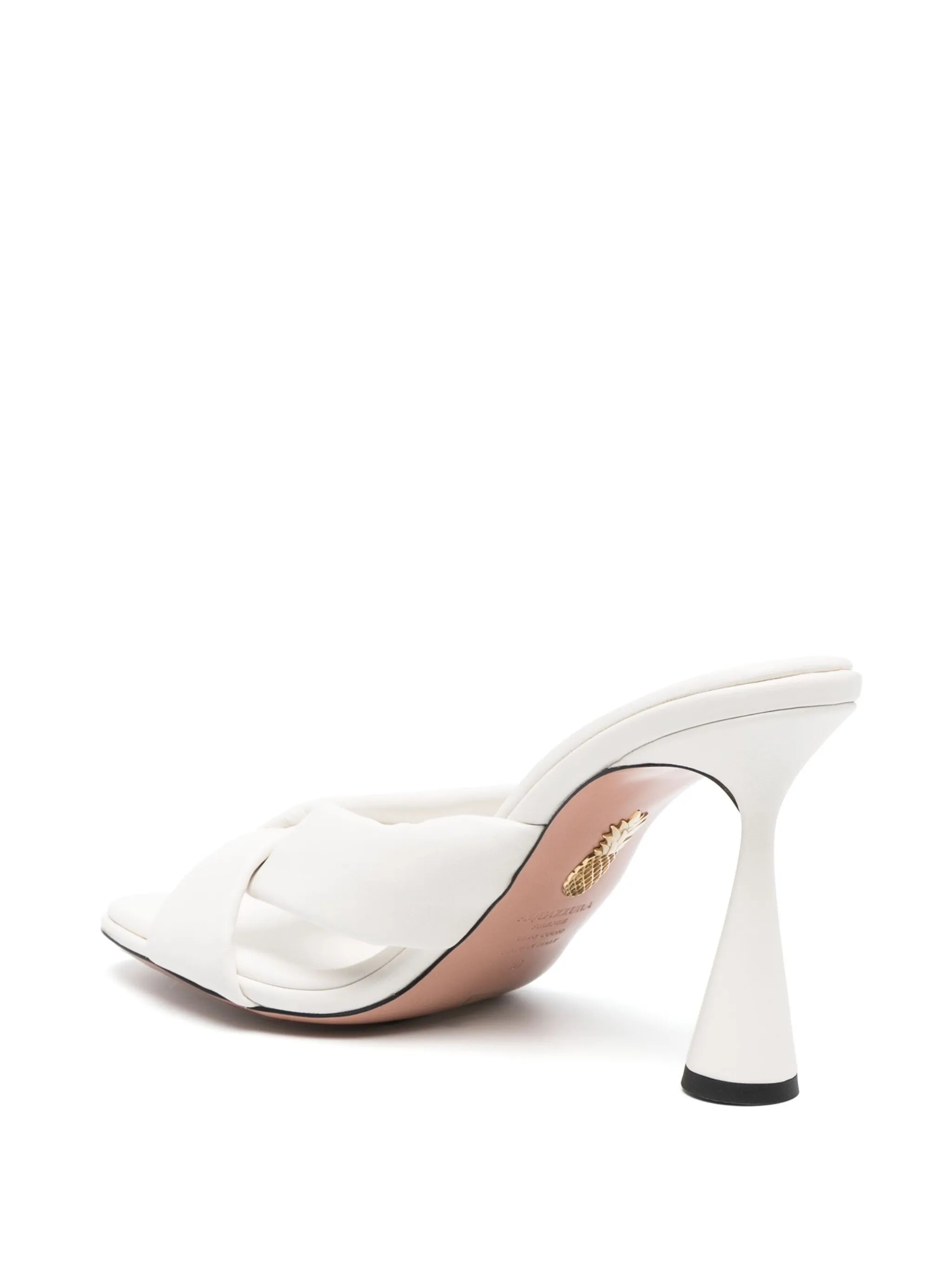 Amore 95mm twisted leather sandals