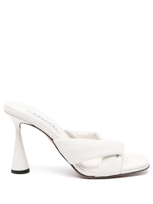Amore 95mm twisted leather sandals