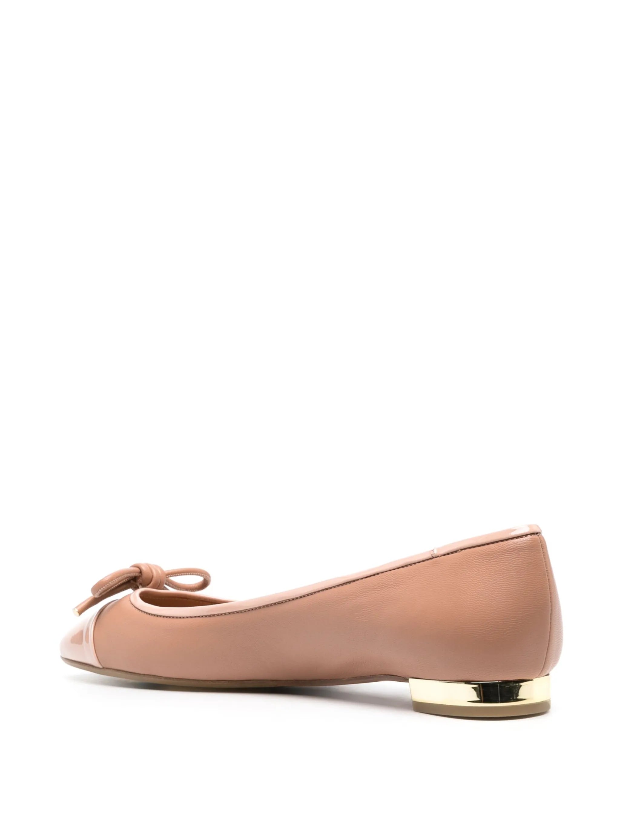 leather ballerina shoes
