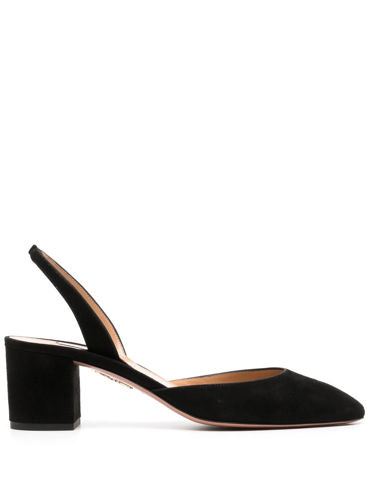 slingback block-heel pumps