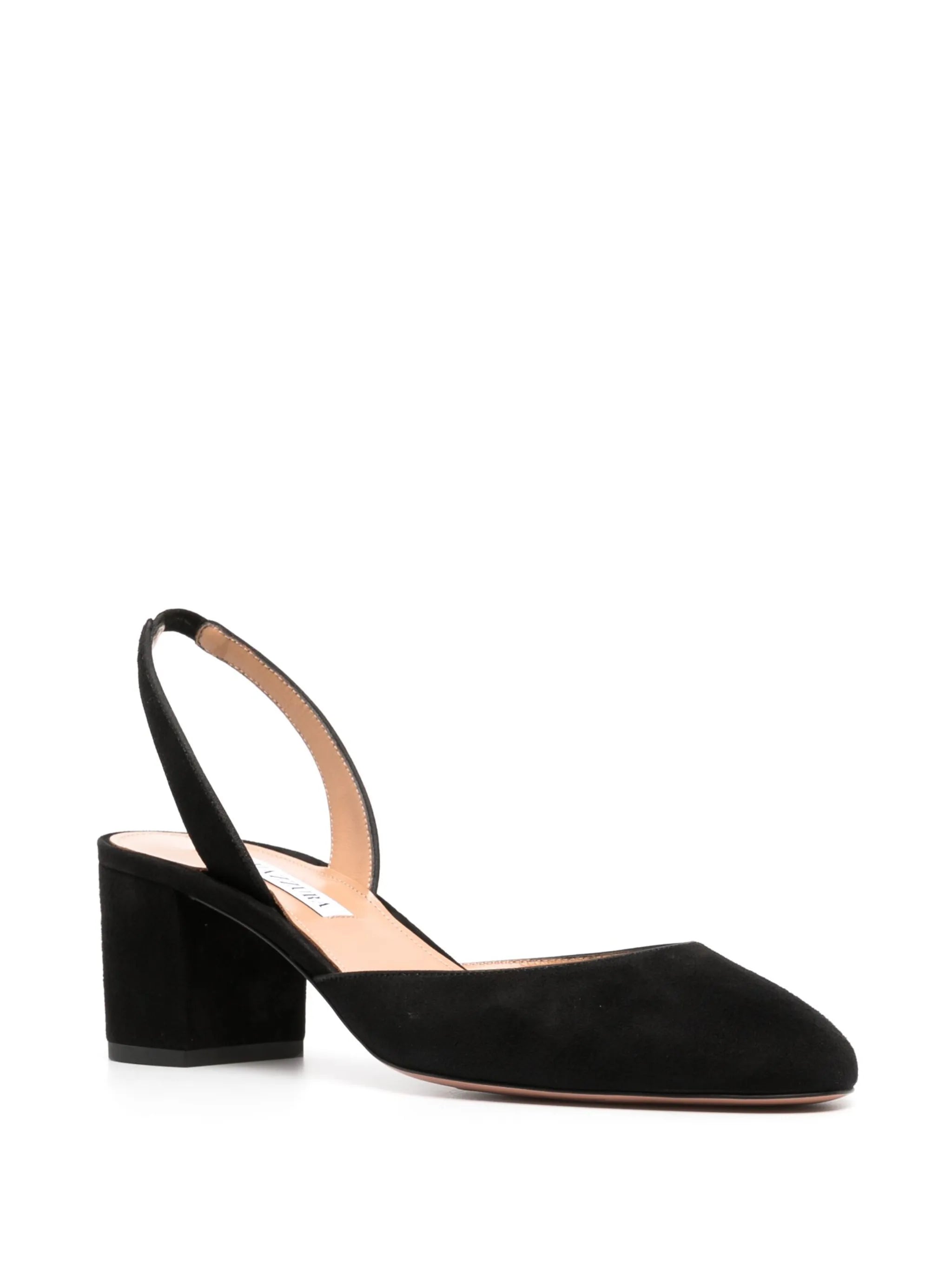 slingback block-heel pumps