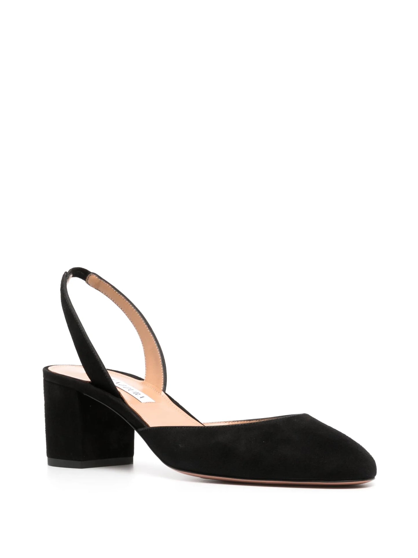 slingback block-heel pumps