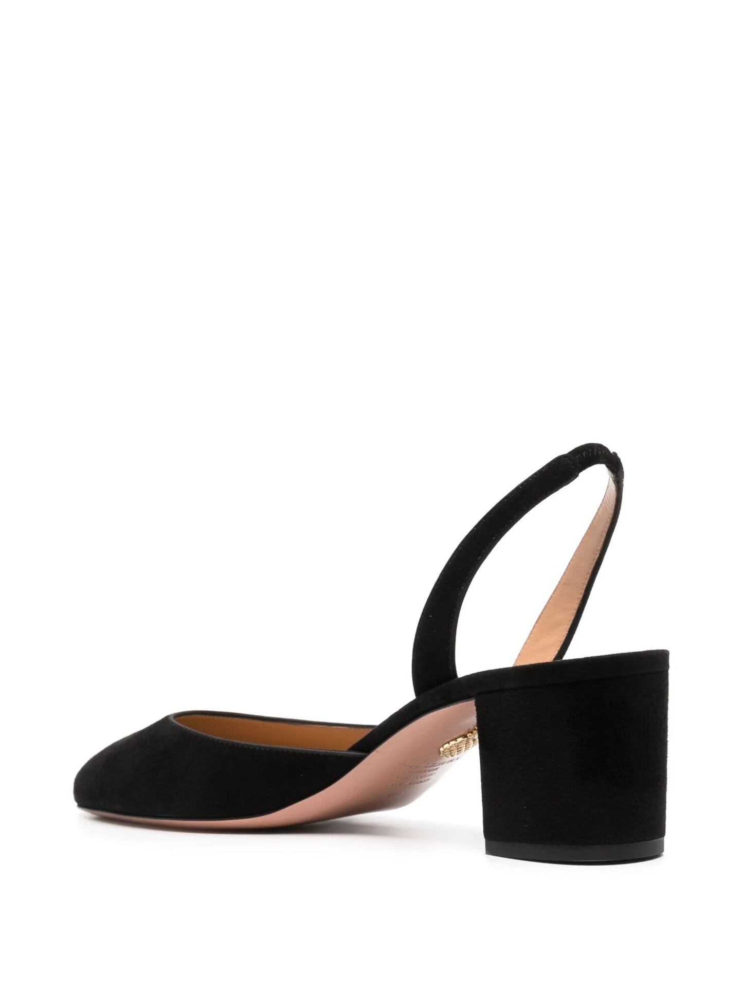 slingback block-heel pumps