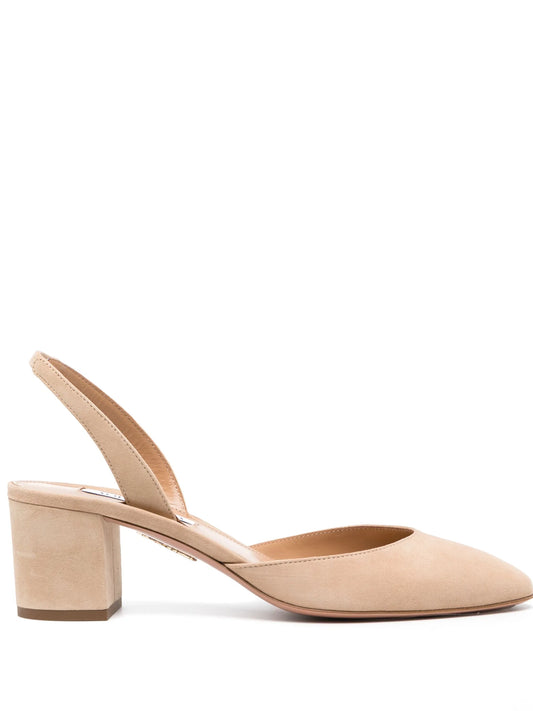 Talita 50mm suede pumps