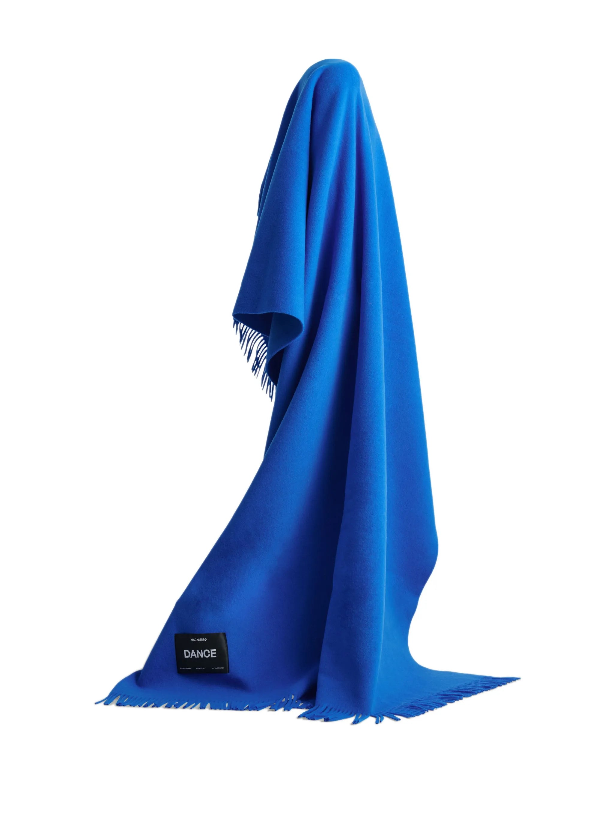 logo-patch virgin wool blanket