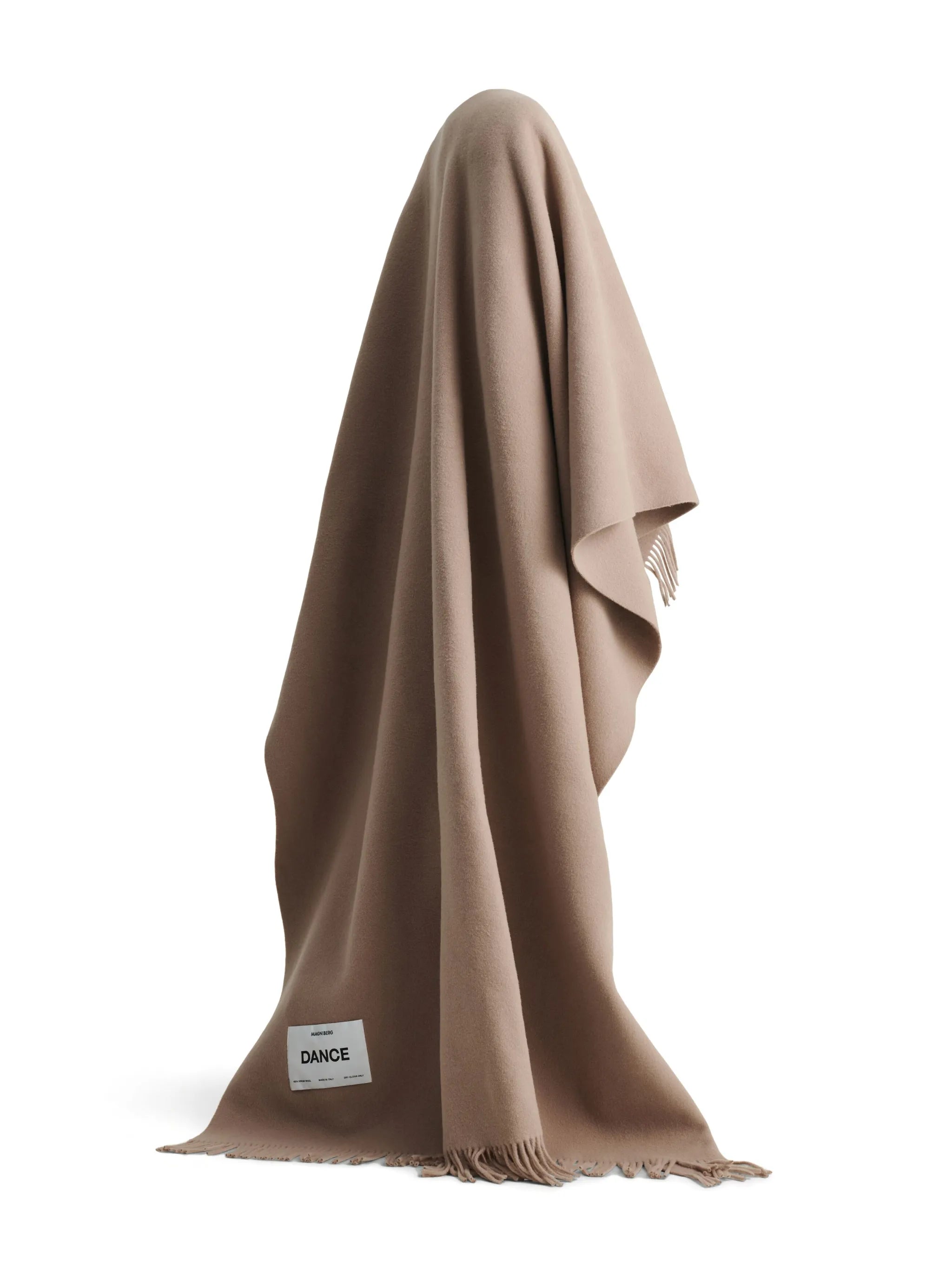 logo-patch virgin wool blanket