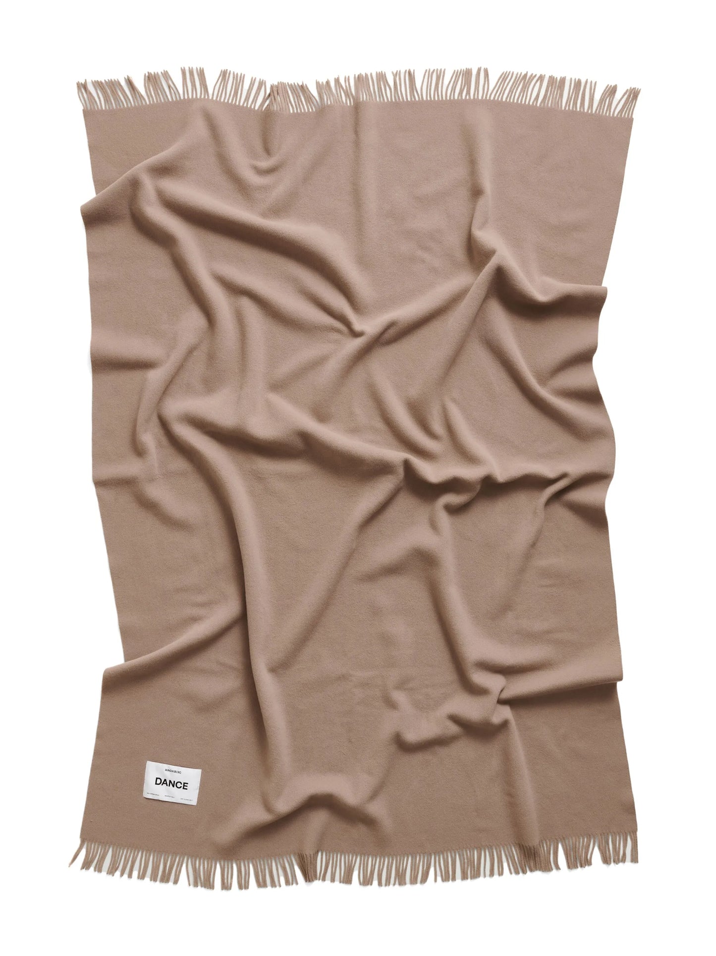 logo-patch virgin wool blanket