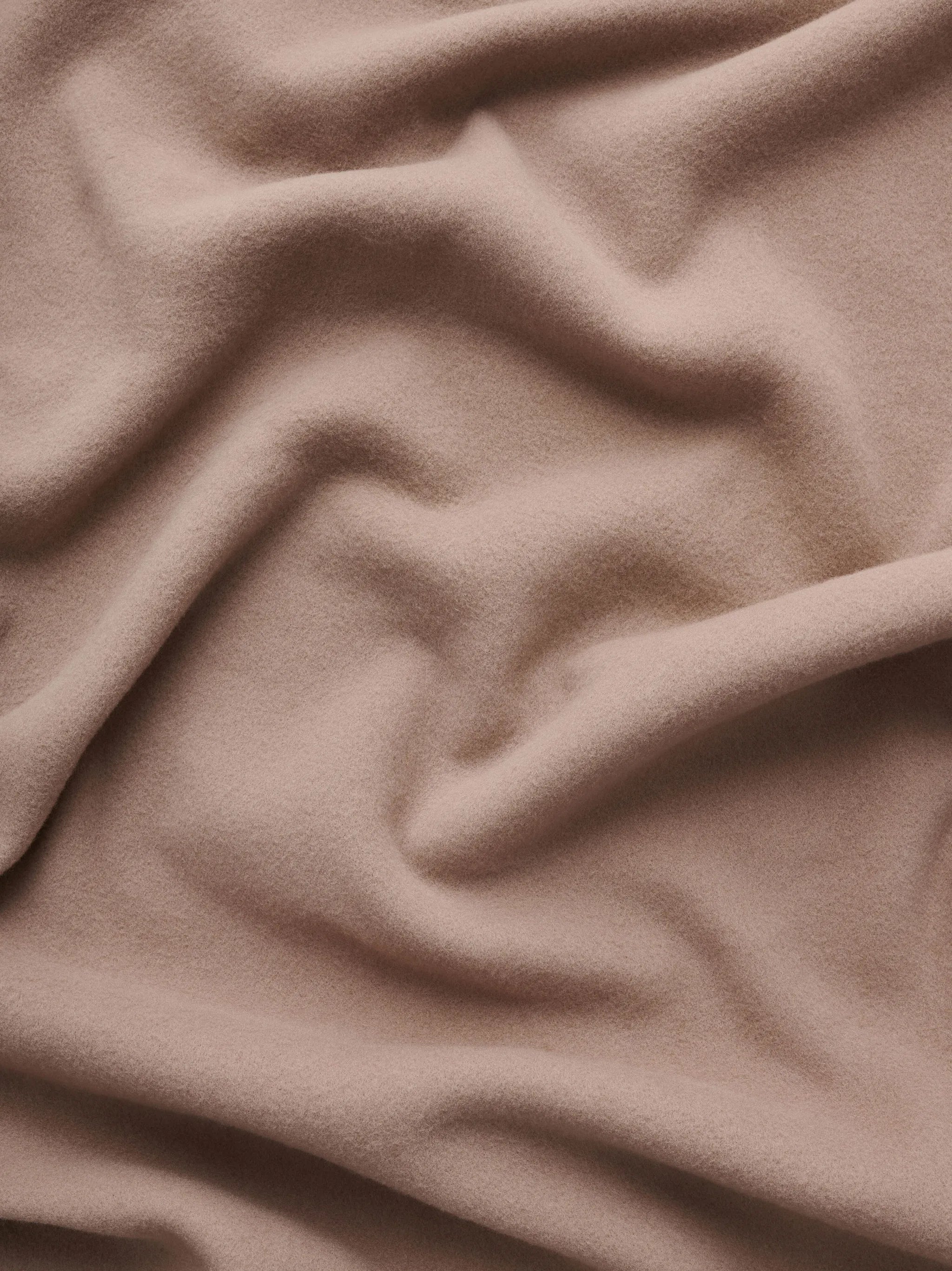 logo-patch virgin wool blanket