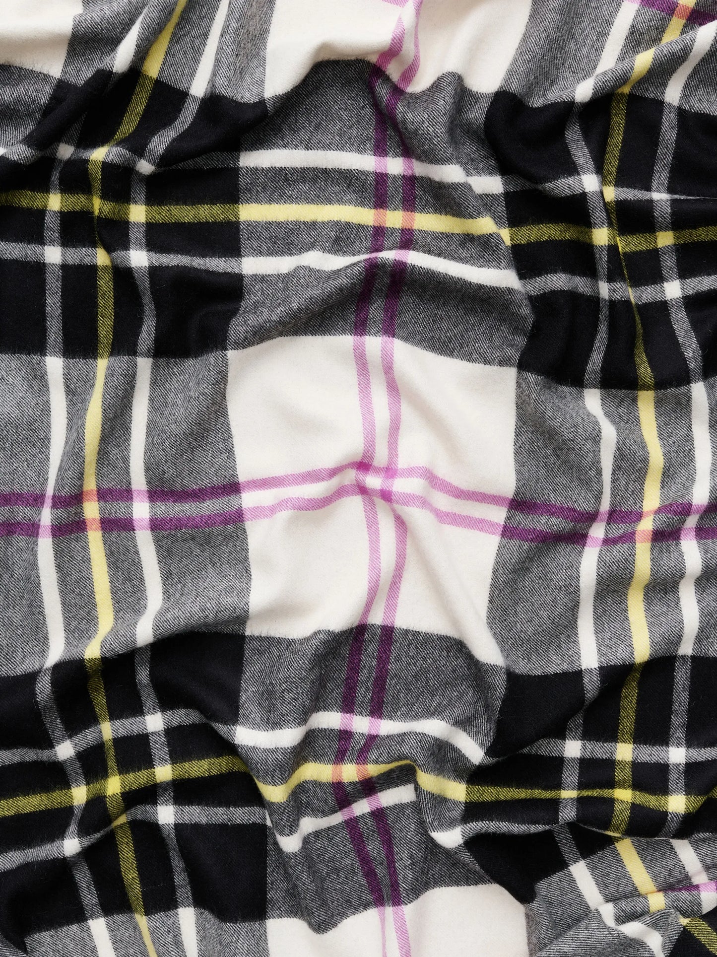 check-pattern alpaca blanket