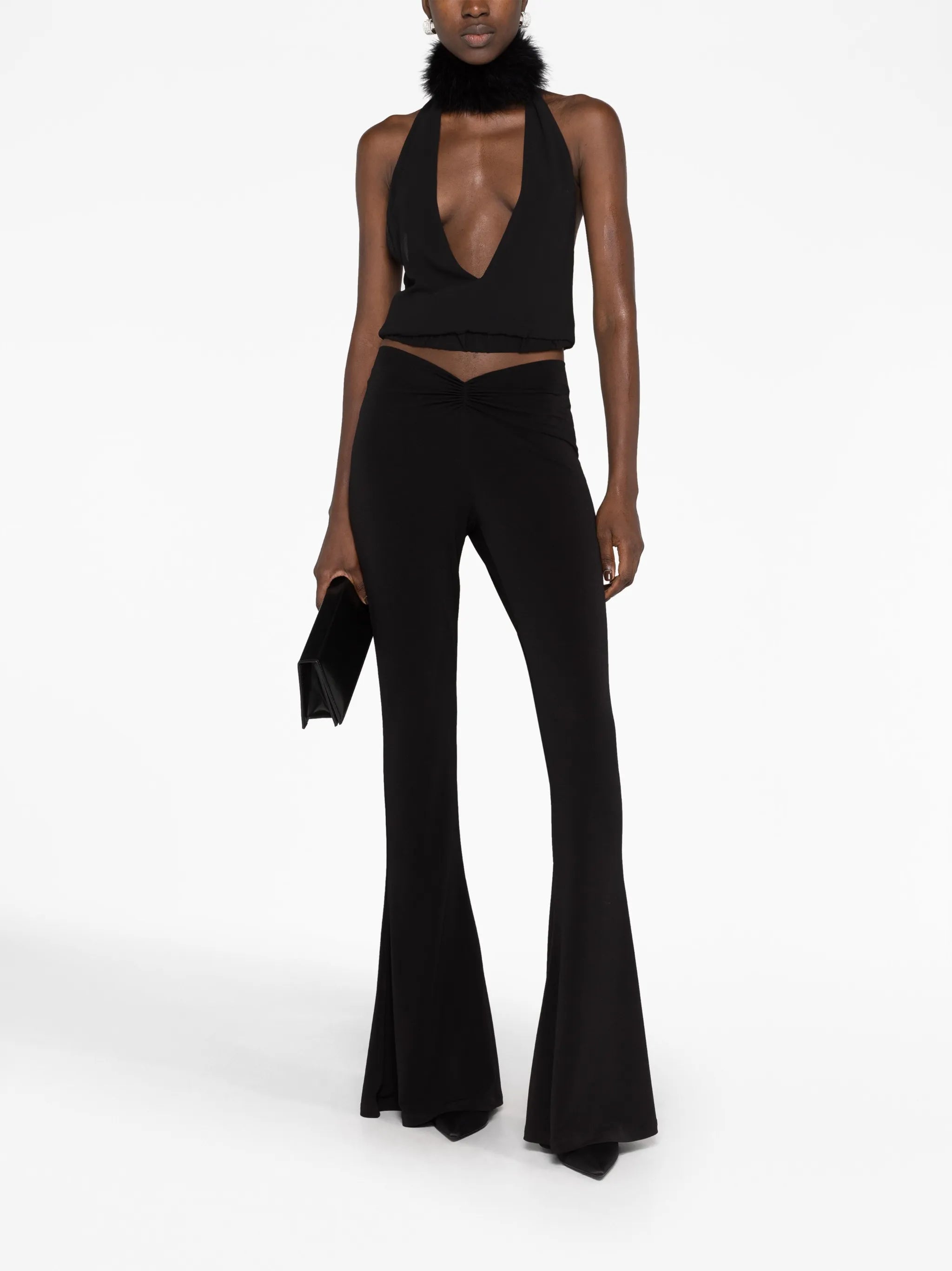 Lindsay flared trousers