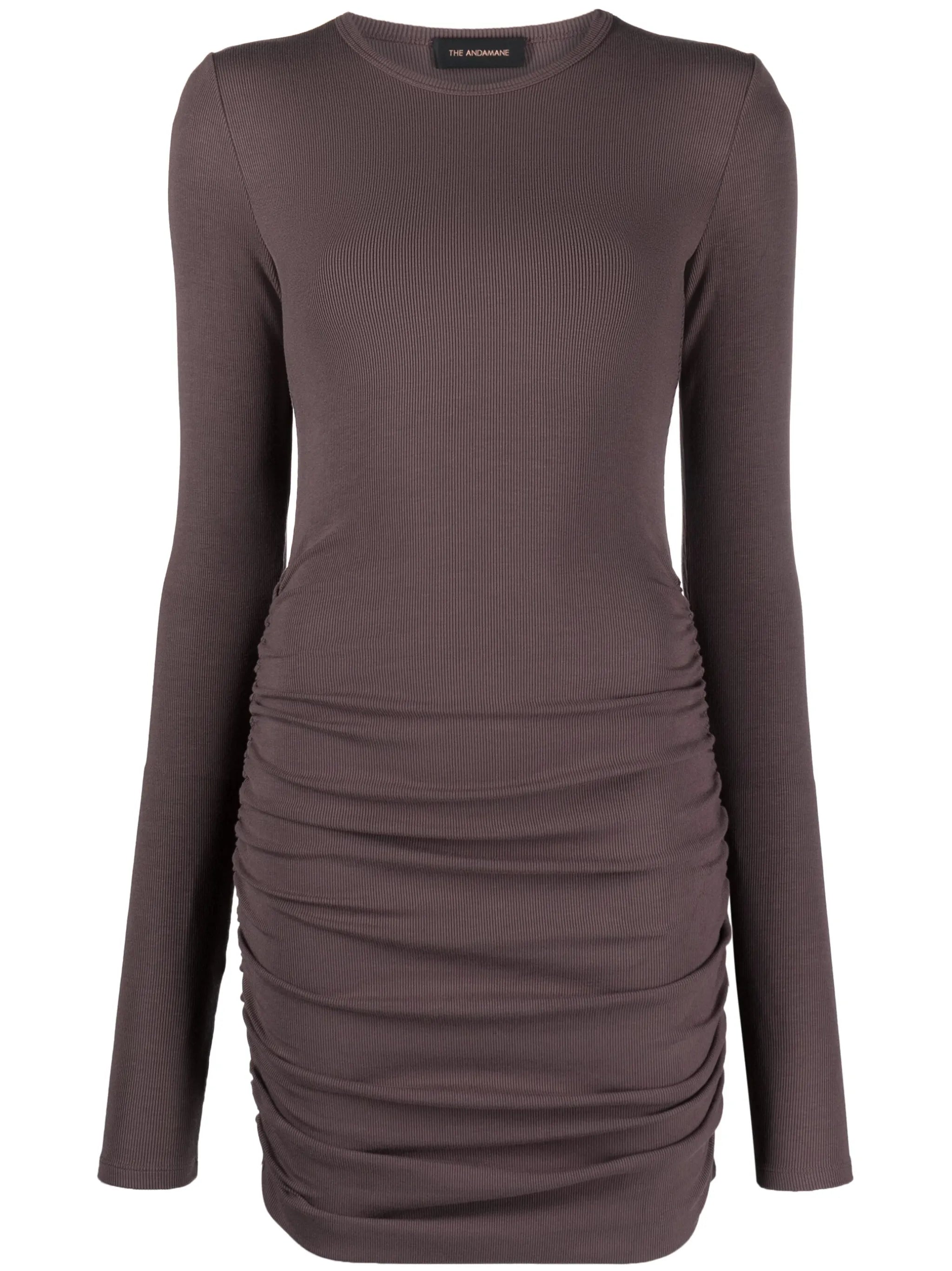 Naida ribbed mini dress