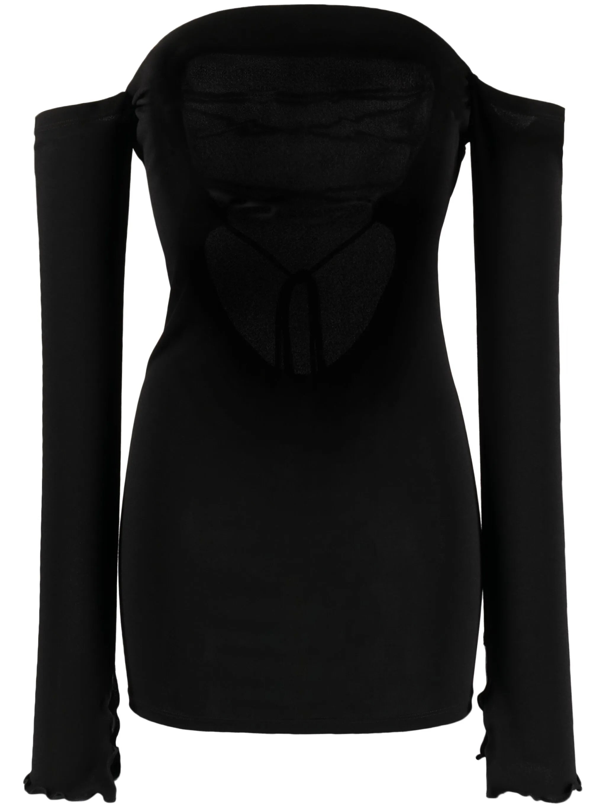 Maddy lace-up minidress