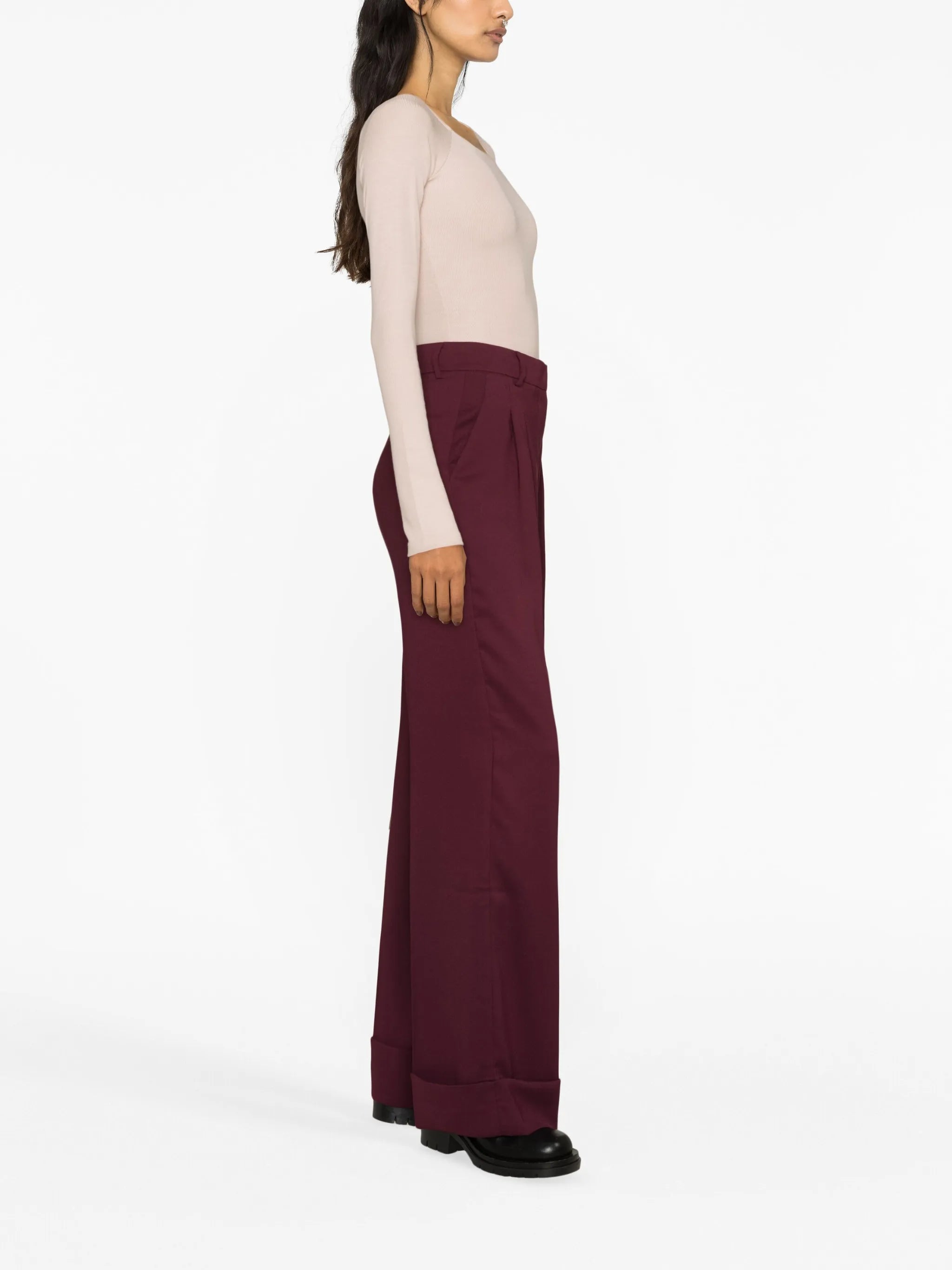 Nadia ribbed-knit bodysuit