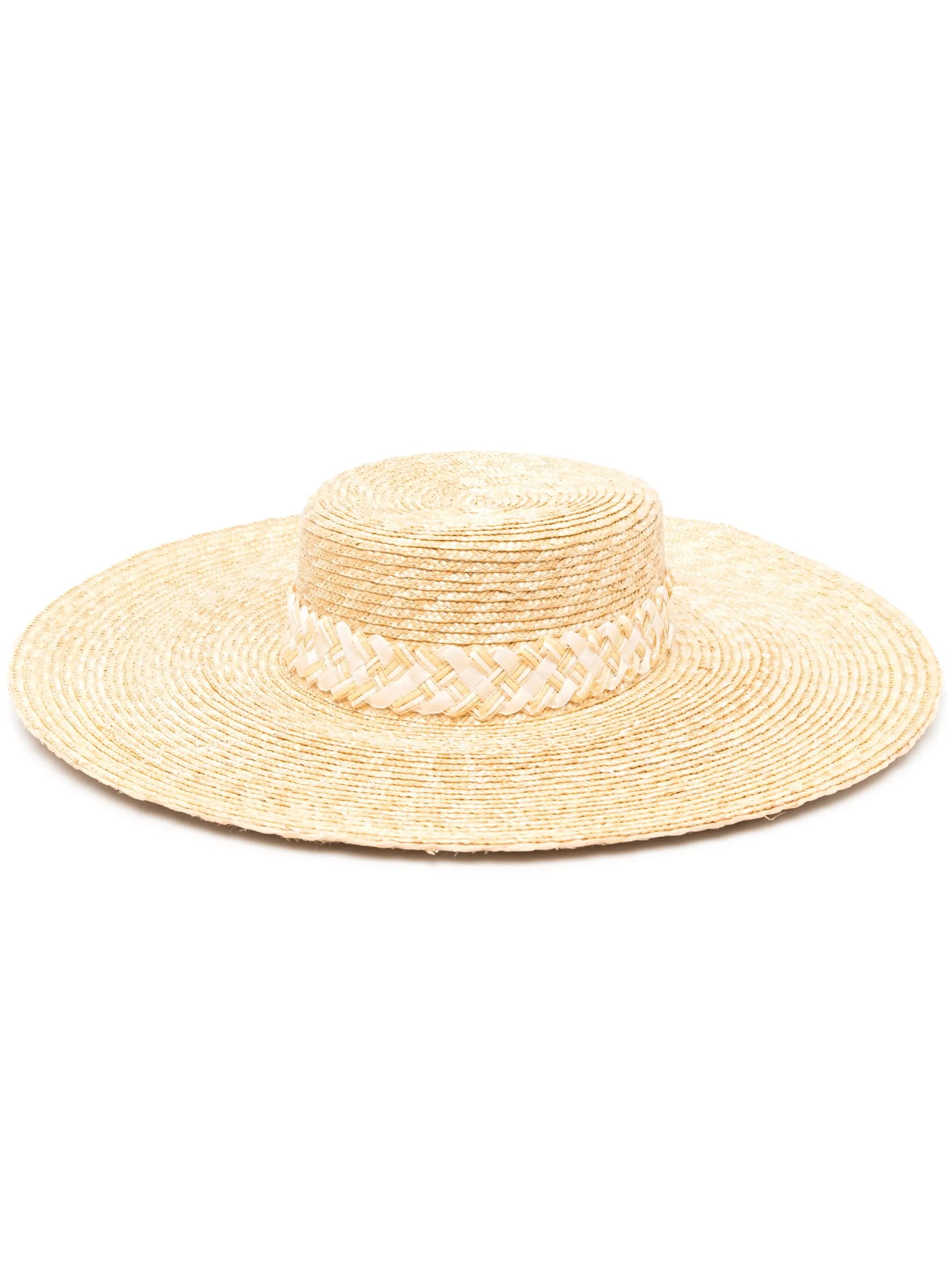 Nora woven-raffia sun hat
