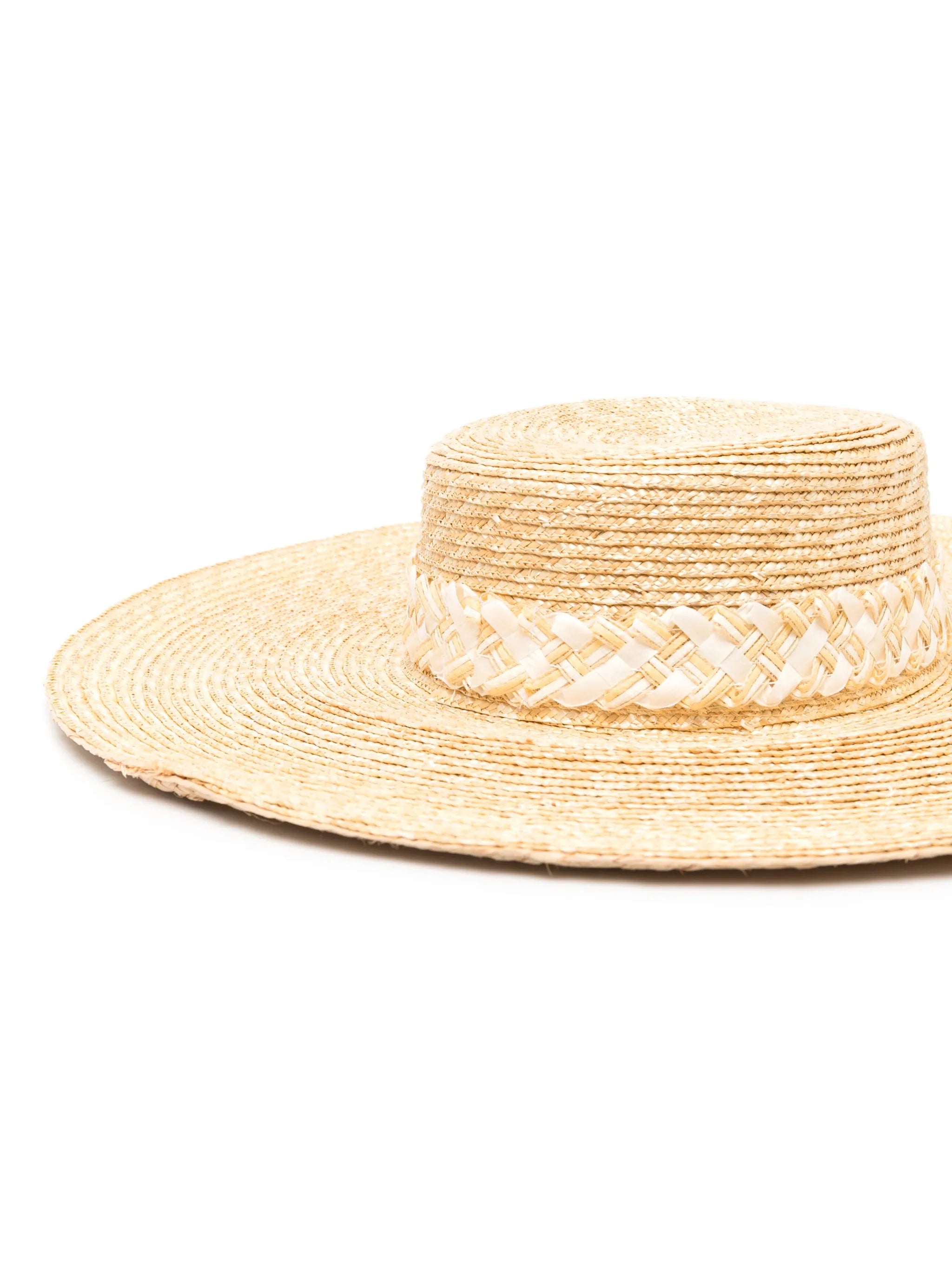 Nora woven-raffia sun hat