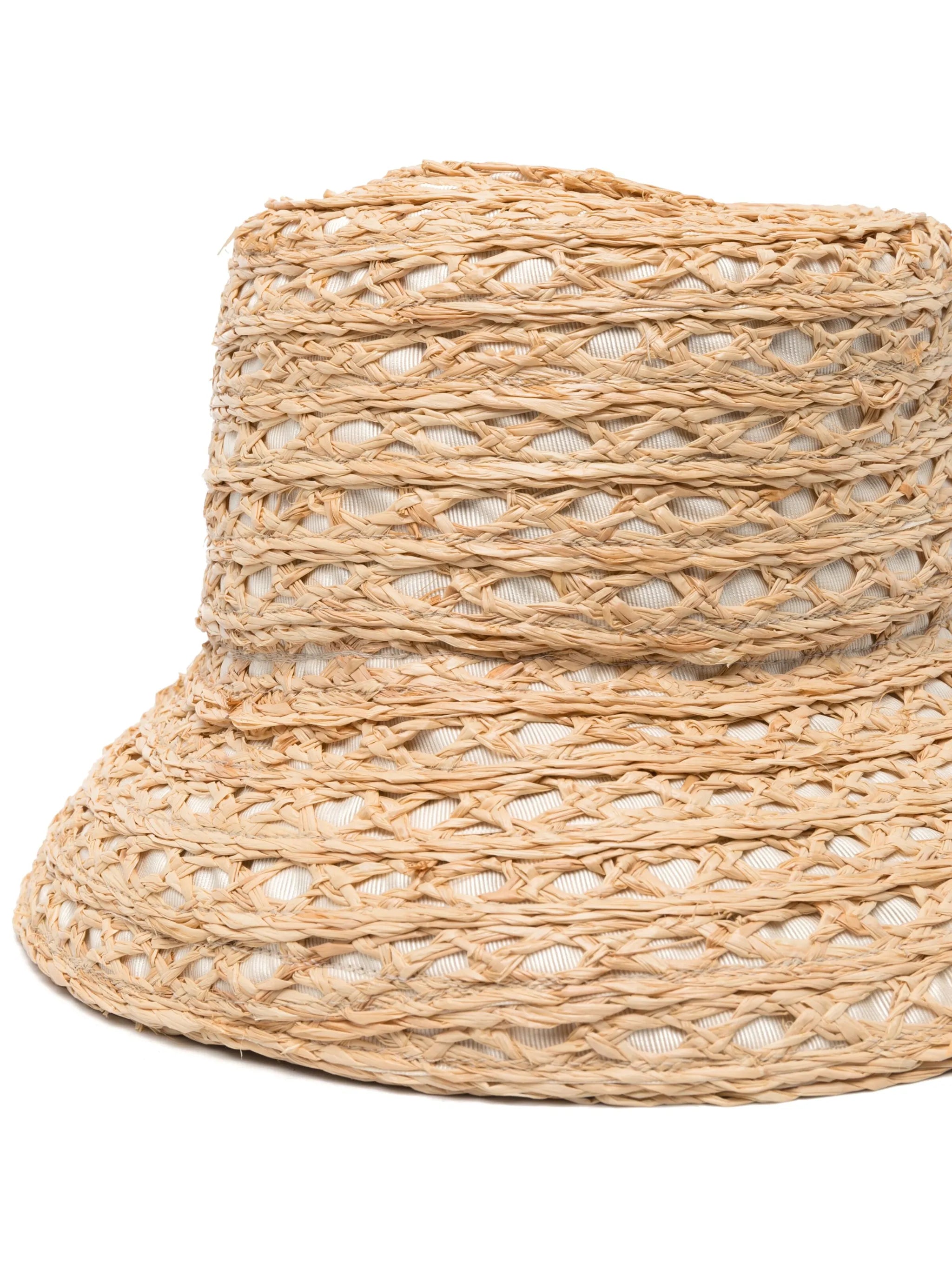 Ida raffia bucket hat
