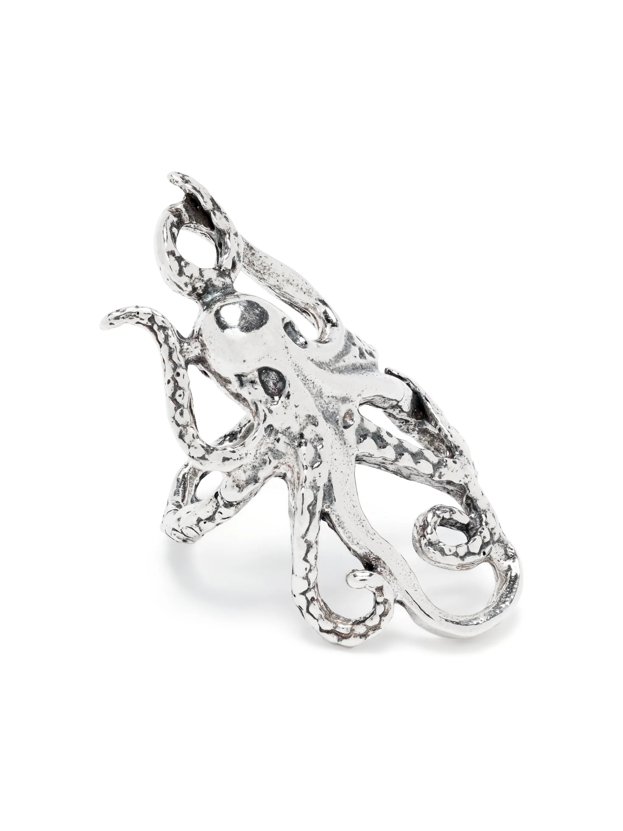 Octopus polished-effect ring