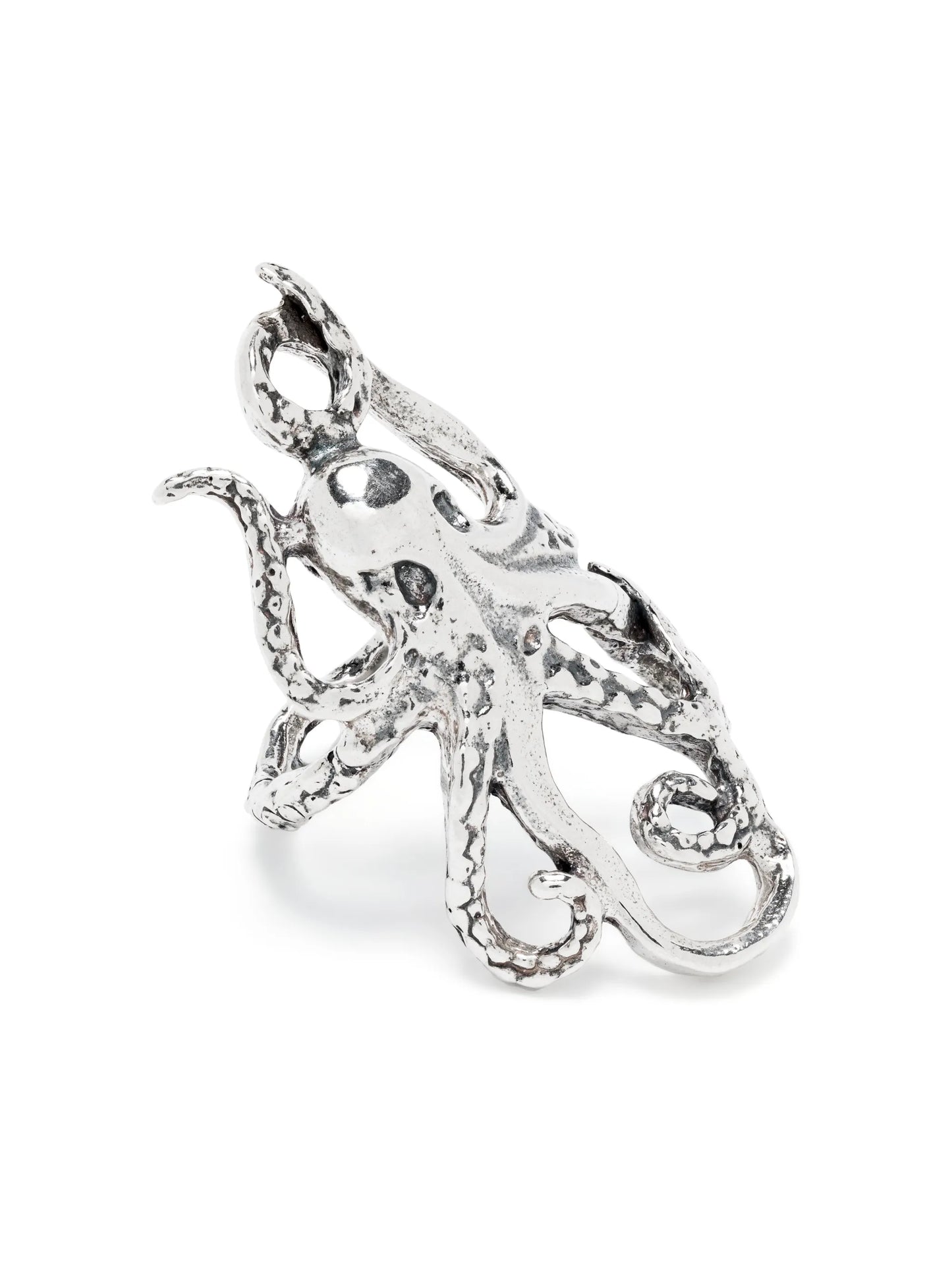 Octopus polished-effect ring