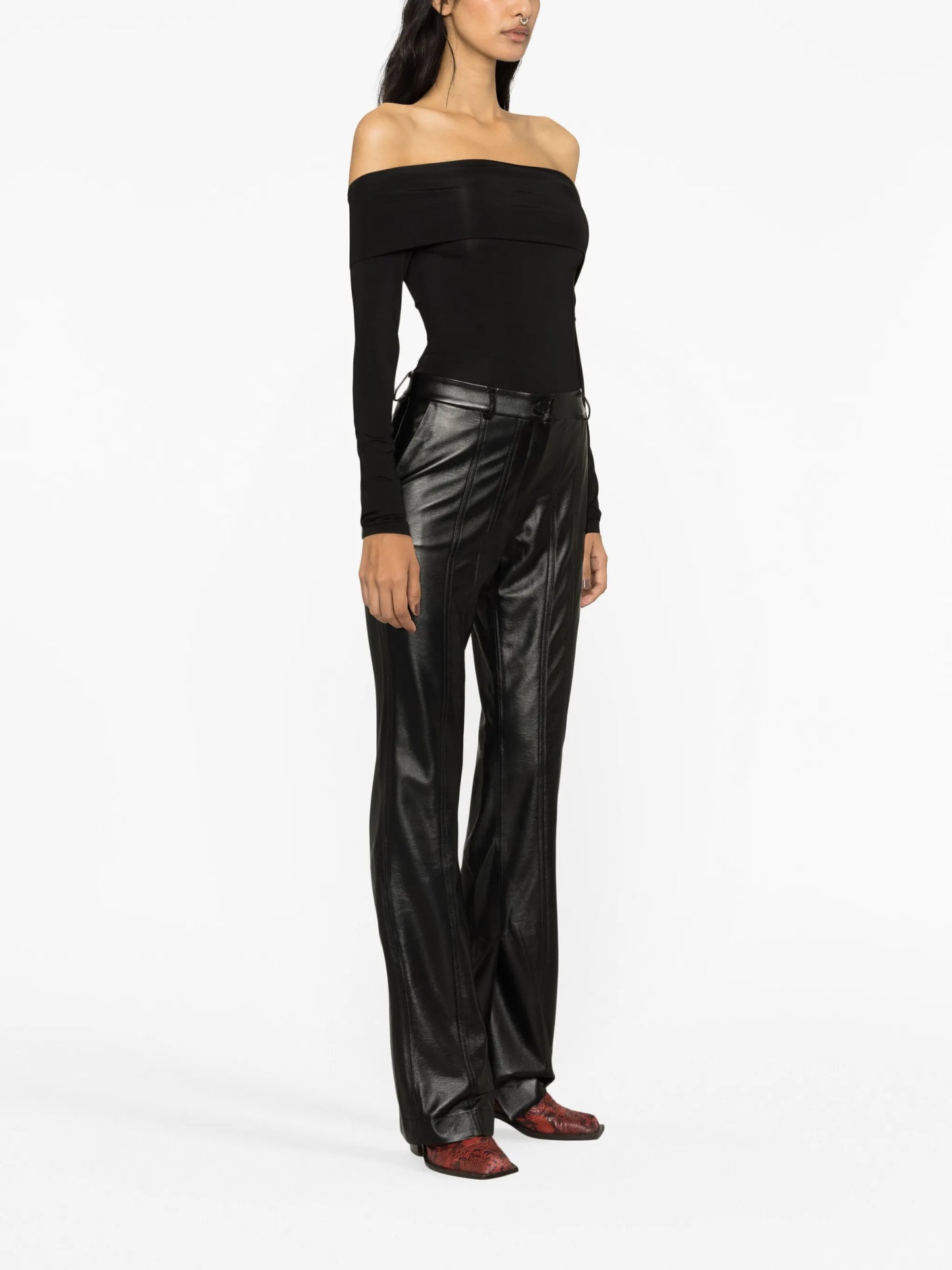 El Stitch flared trousers