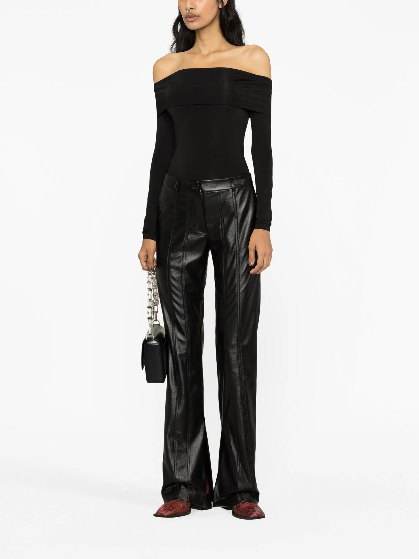 El Stitch flared trousers