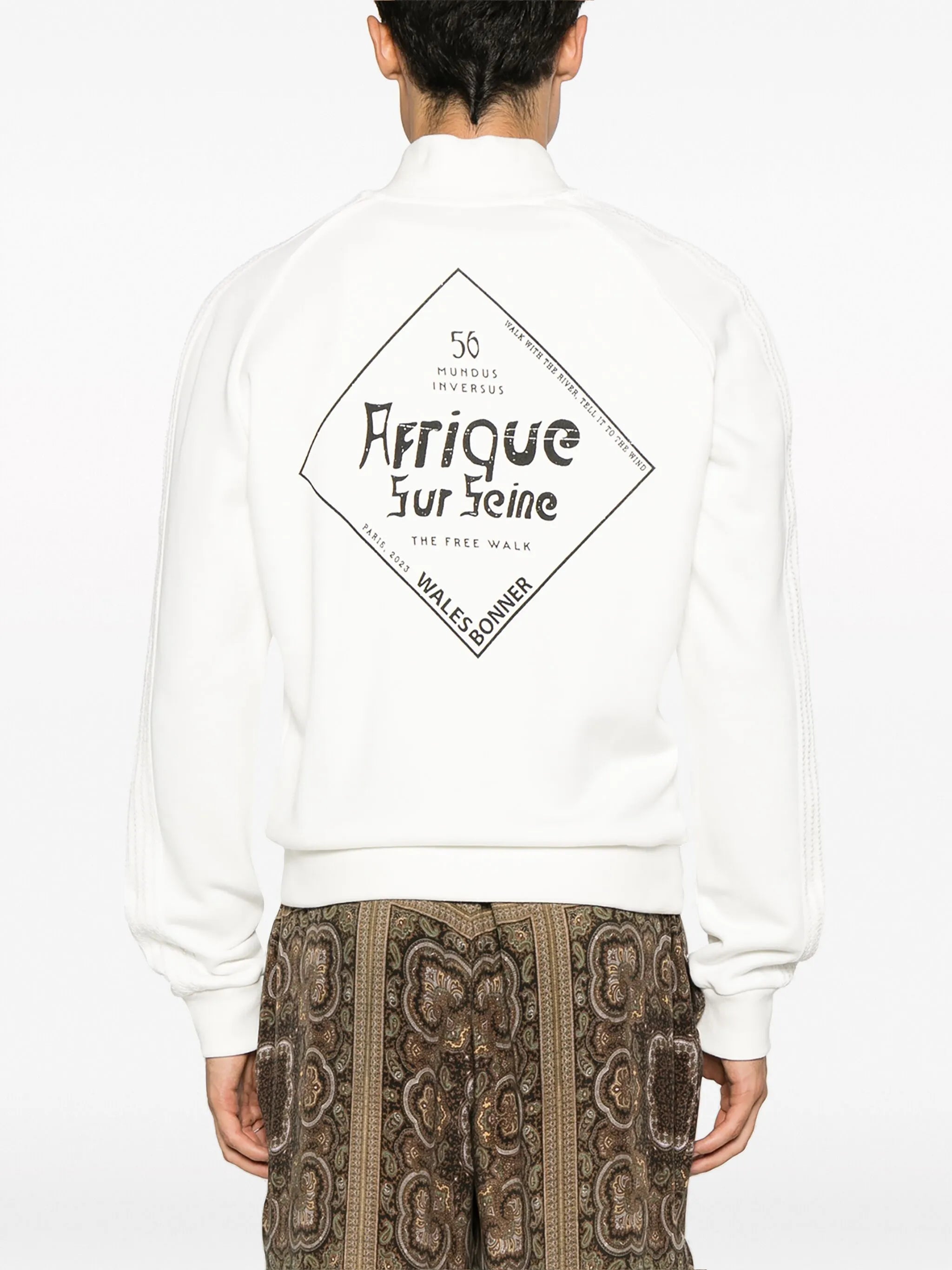 Wander graphic-print track jacket