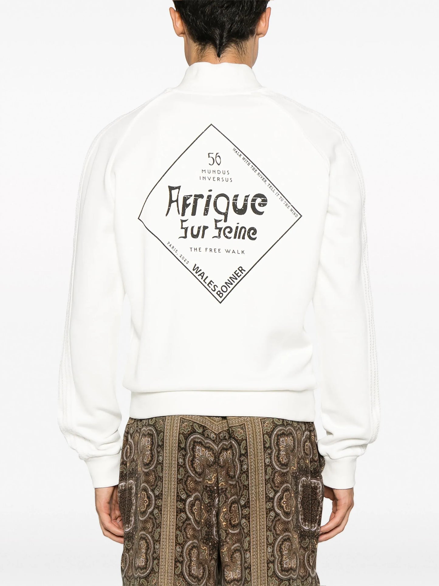 Wander graphic-print track jacket