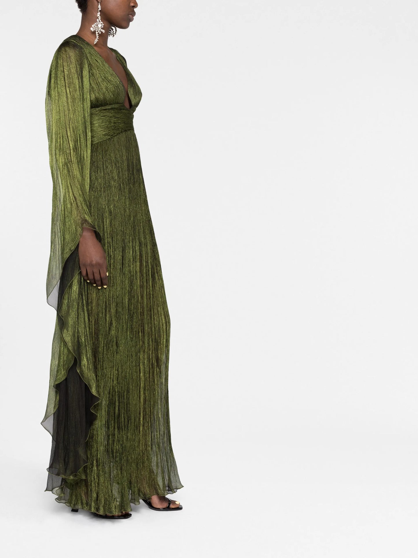 Ellie plunge-neck gown