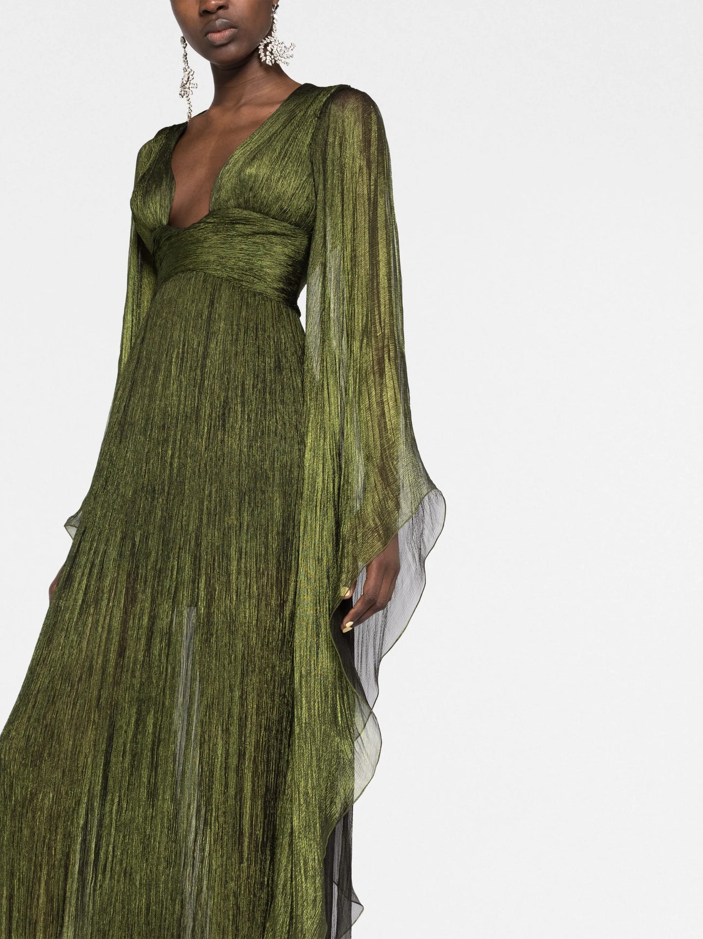 Ellie plunge-neck gown