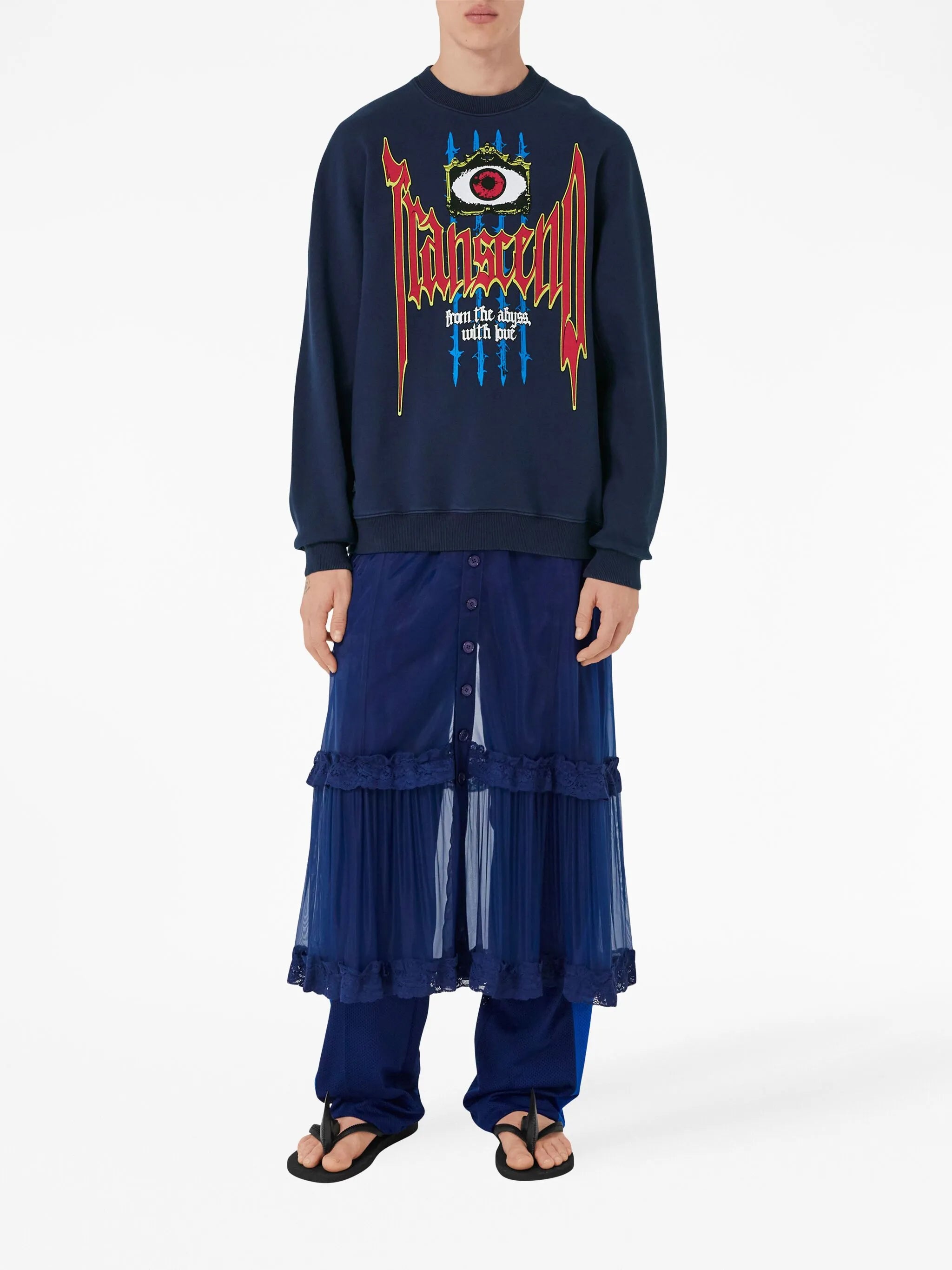 graphic-print sweatshirt