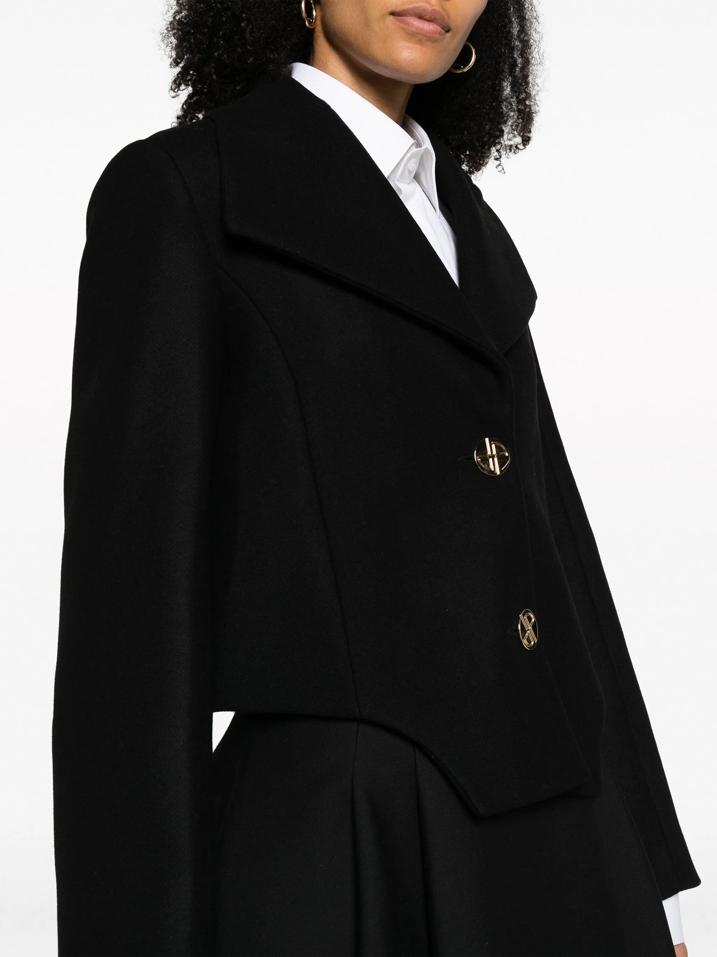 cut-out cropped jacket