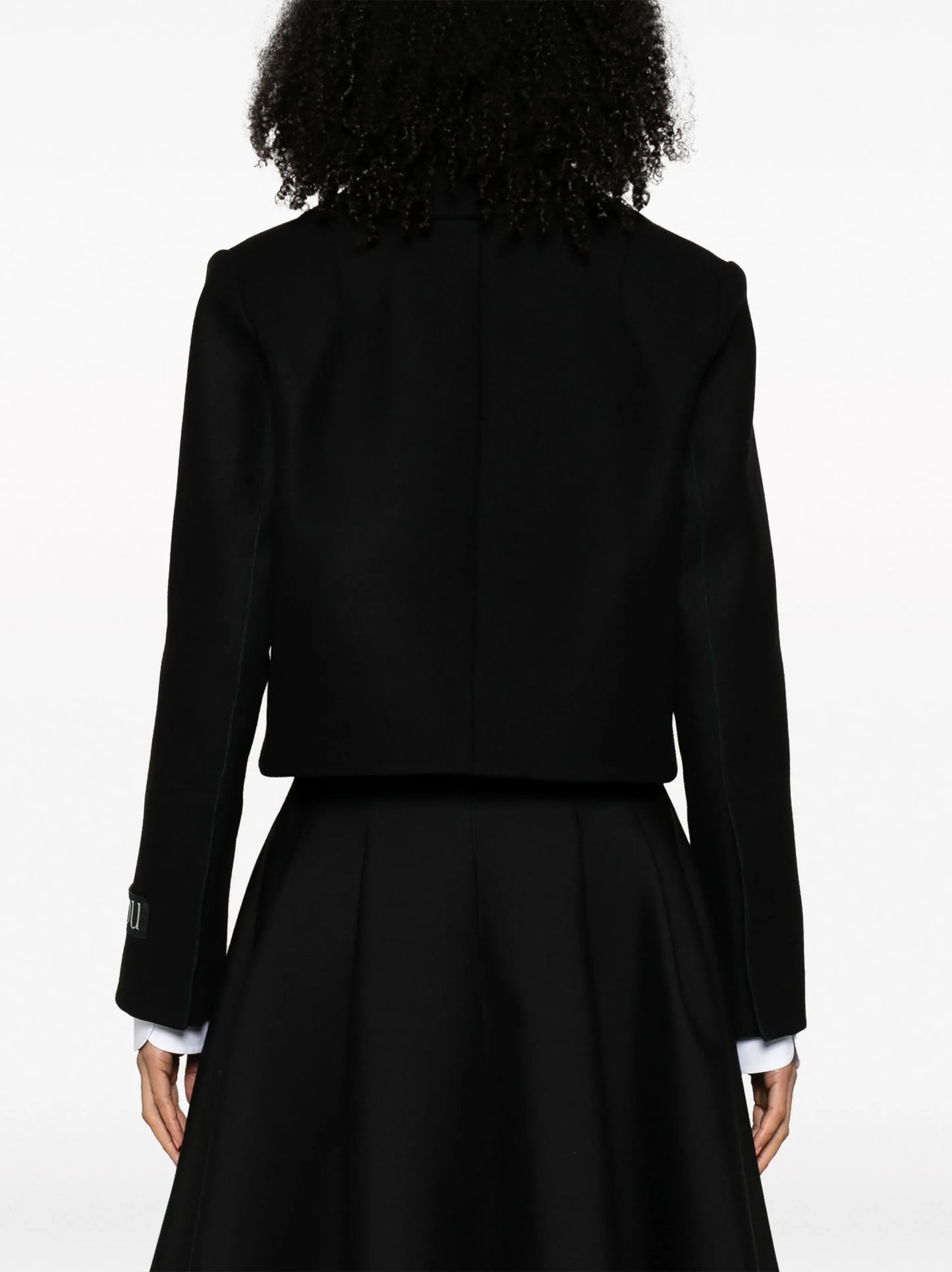 cut-out cropped jacket