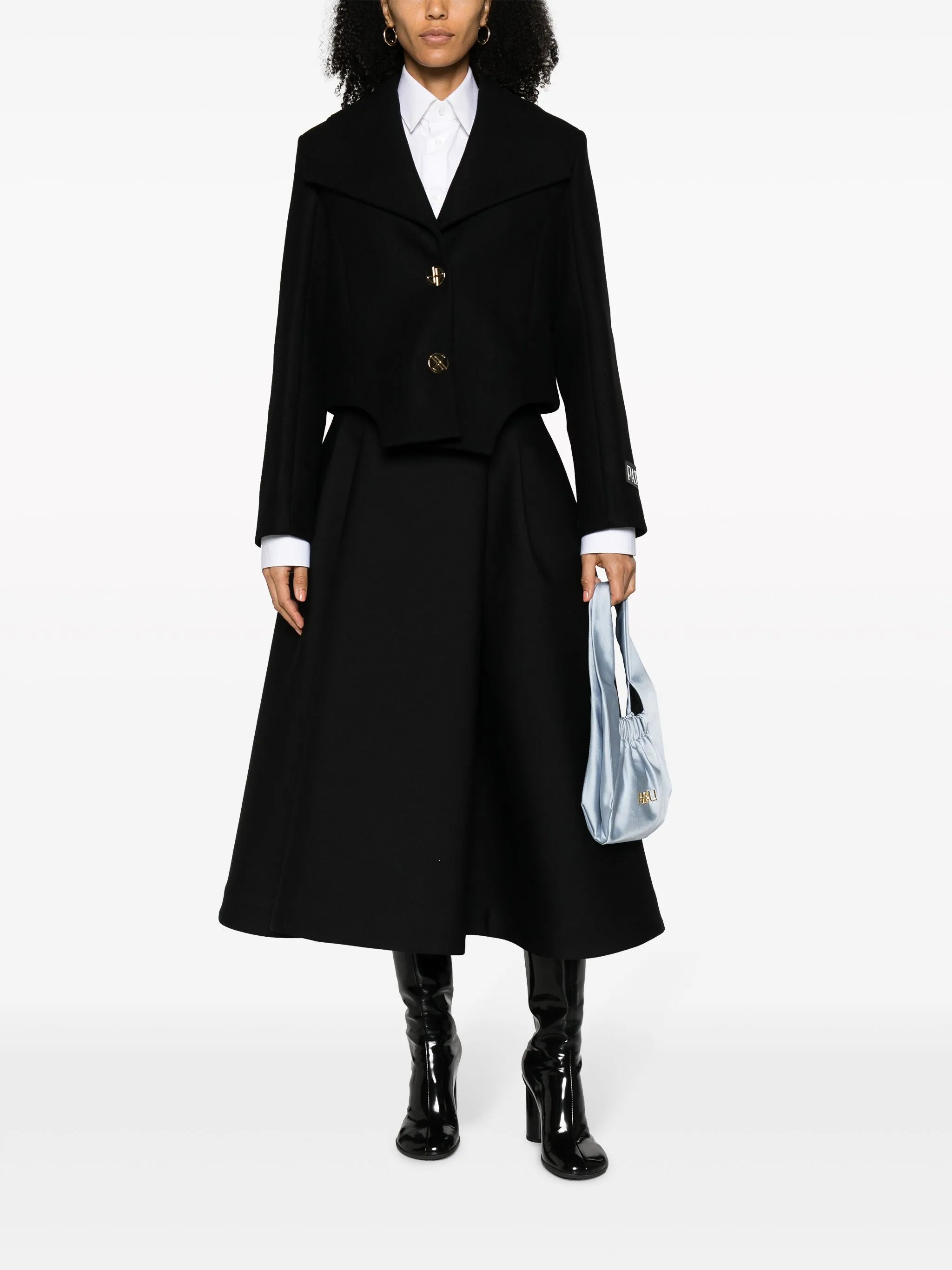 cut-out cropped jacket