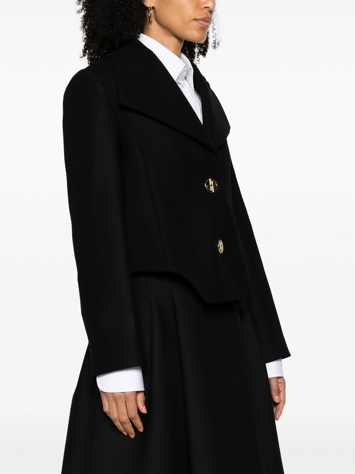 cut-out cropped jacket