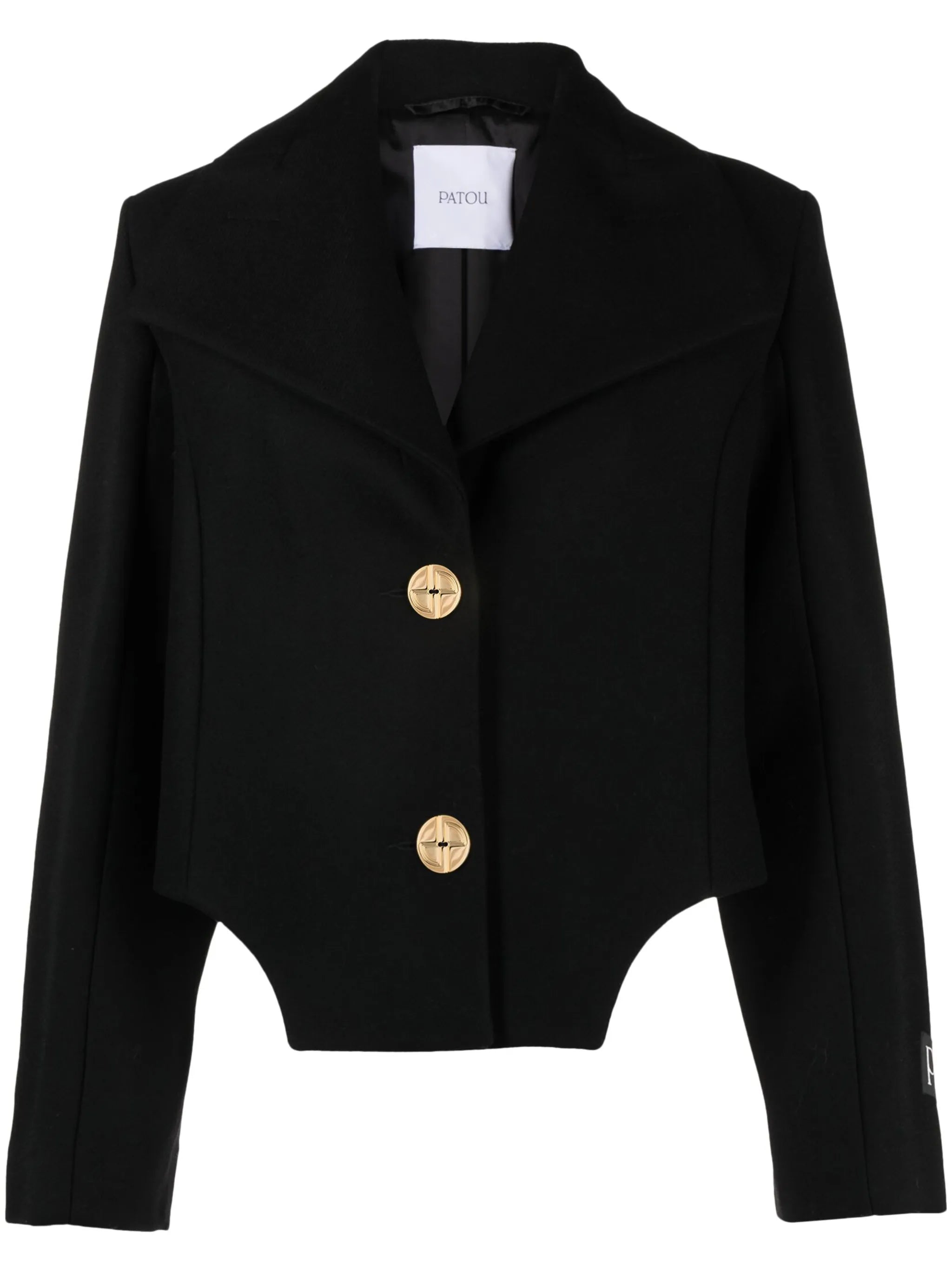 cut-out cropped jacket