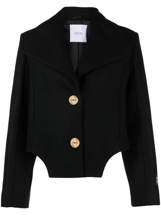 cut-out cropped jacket