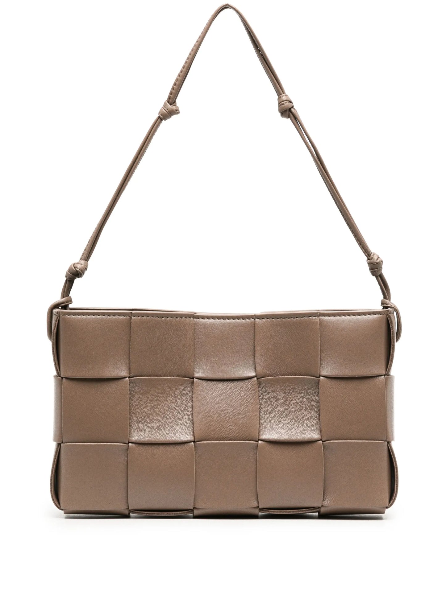Cassette intreccio leather bag