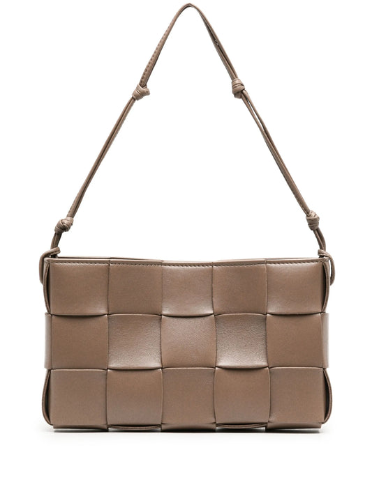 Cassette intreccio leather bag