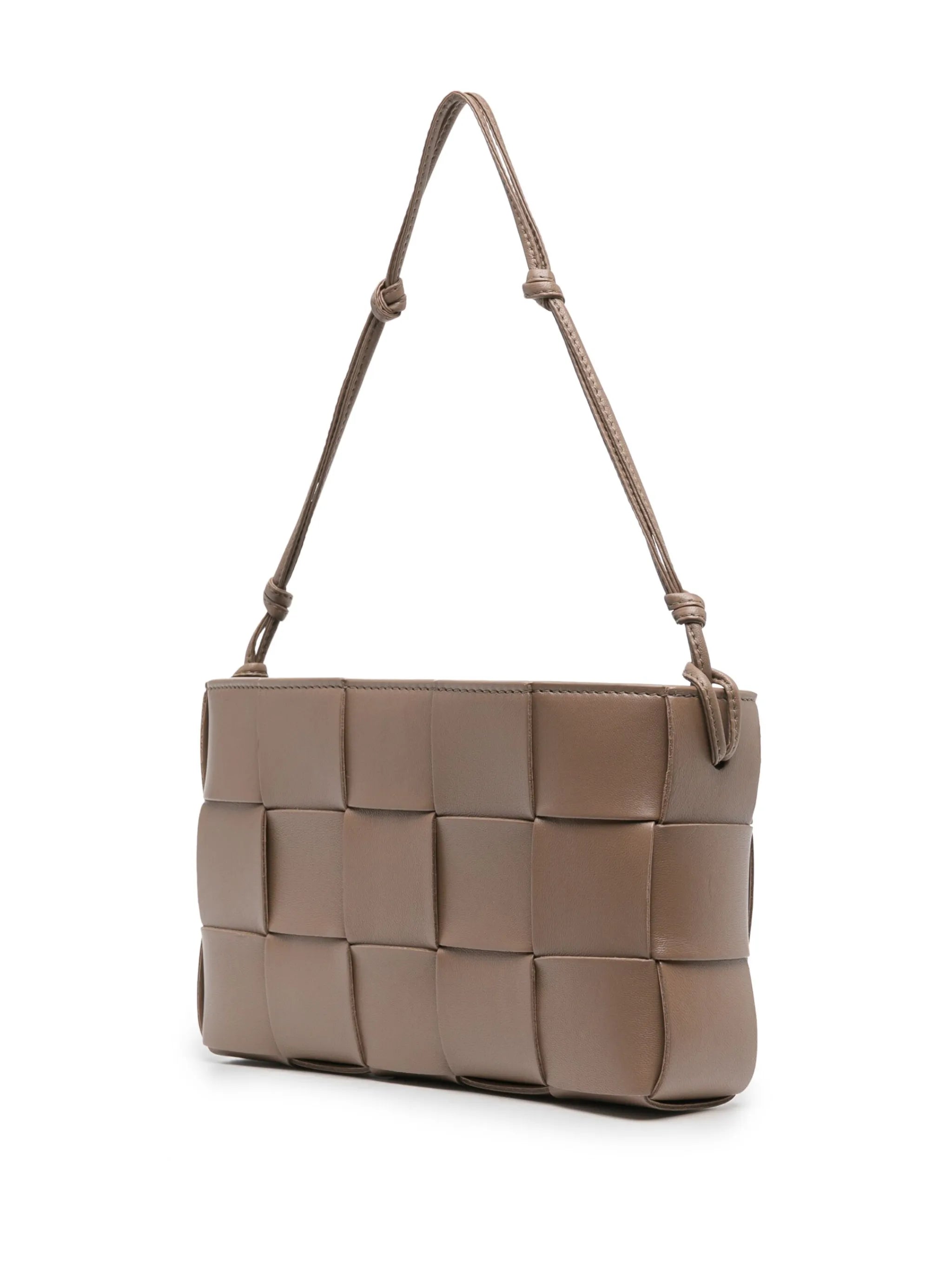 Cassette intreccio leather bag