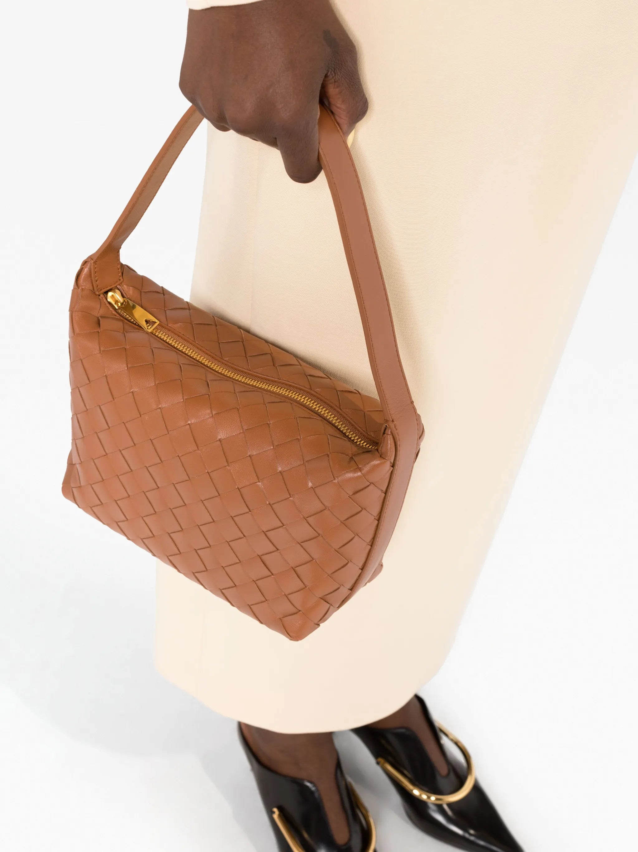 small Wallace leather tote bag